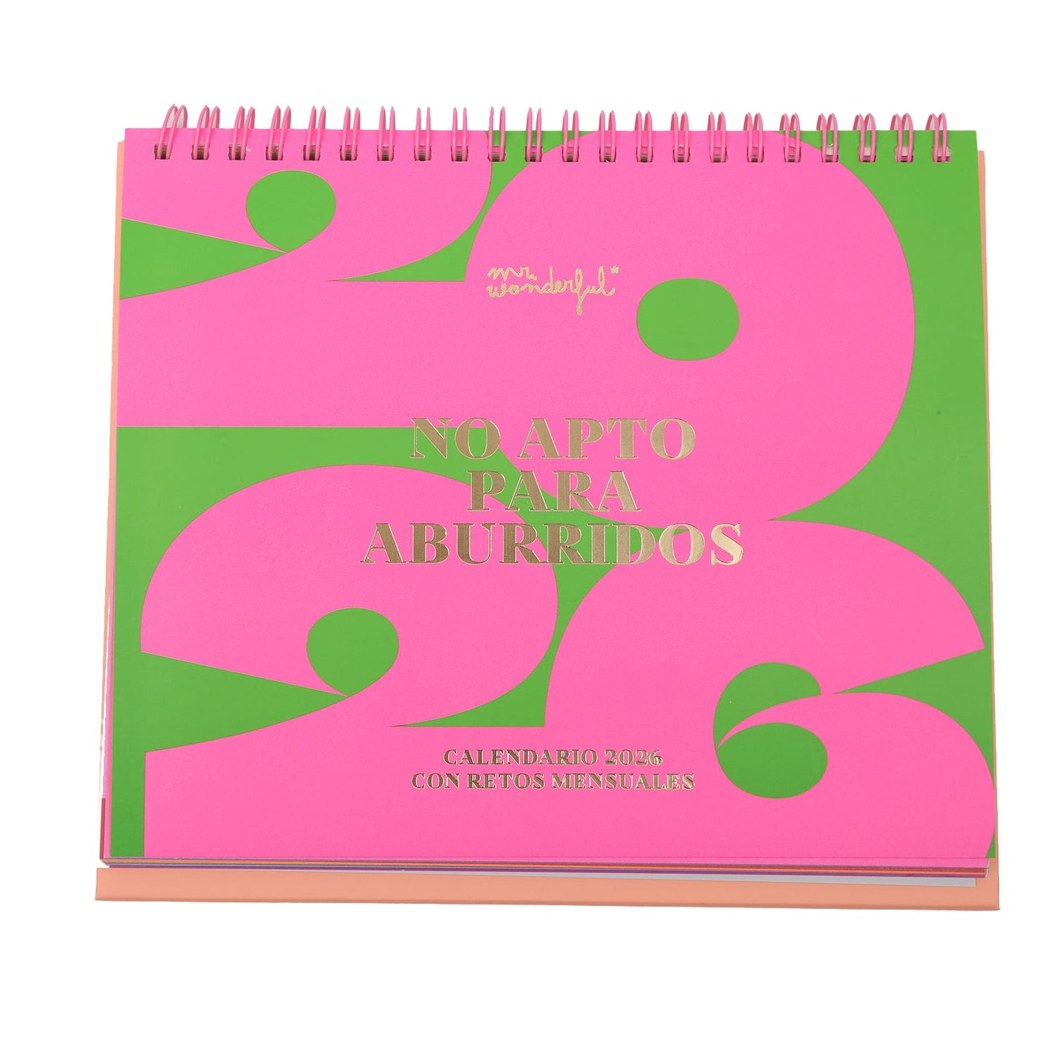 Calendario de sobremesa 2026 - No apto para aburridos | Mr.Wonderful