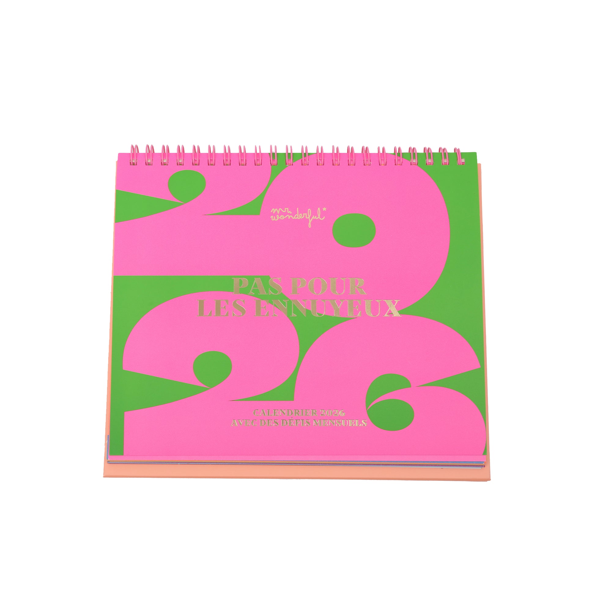 Calendrier de bureau 2026 - Pas pour les ennuyeux | Mr.Wonderful