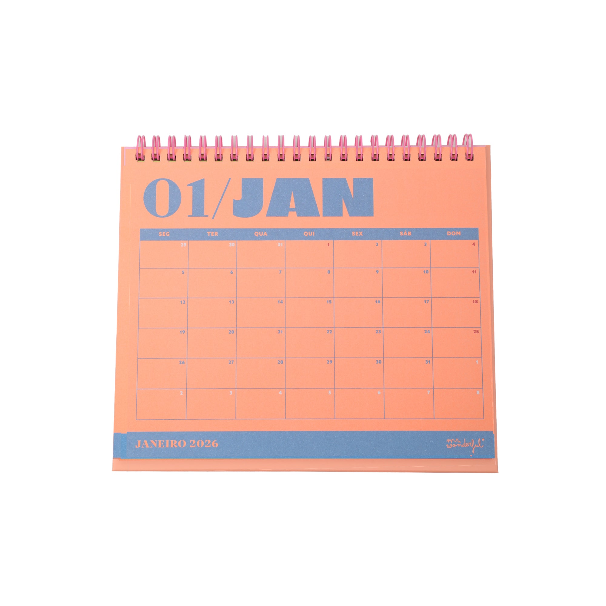 Calendário de mesa 2026 - Não apto para aborrecidos