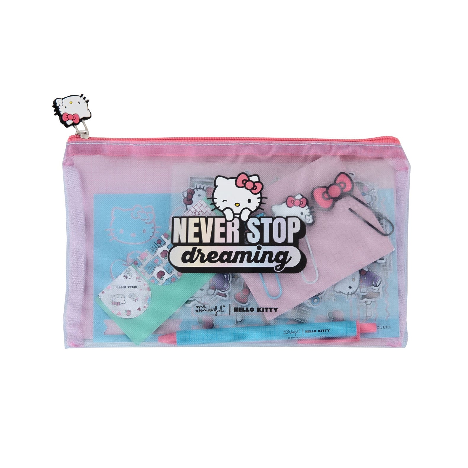 Set de escritura Hello Kitty x Mr. Wonderful - Never stop dreaming