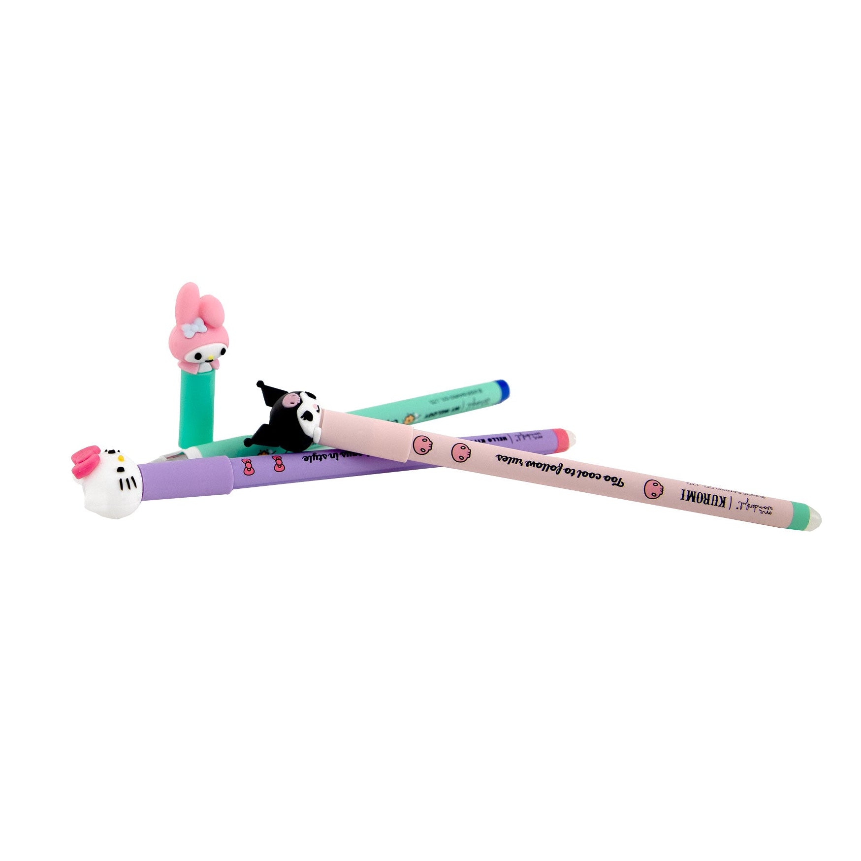 Bolígrafos borrables Bo-Bo Mr. Wonderful Hello Kitty, Kuromi y My Melody