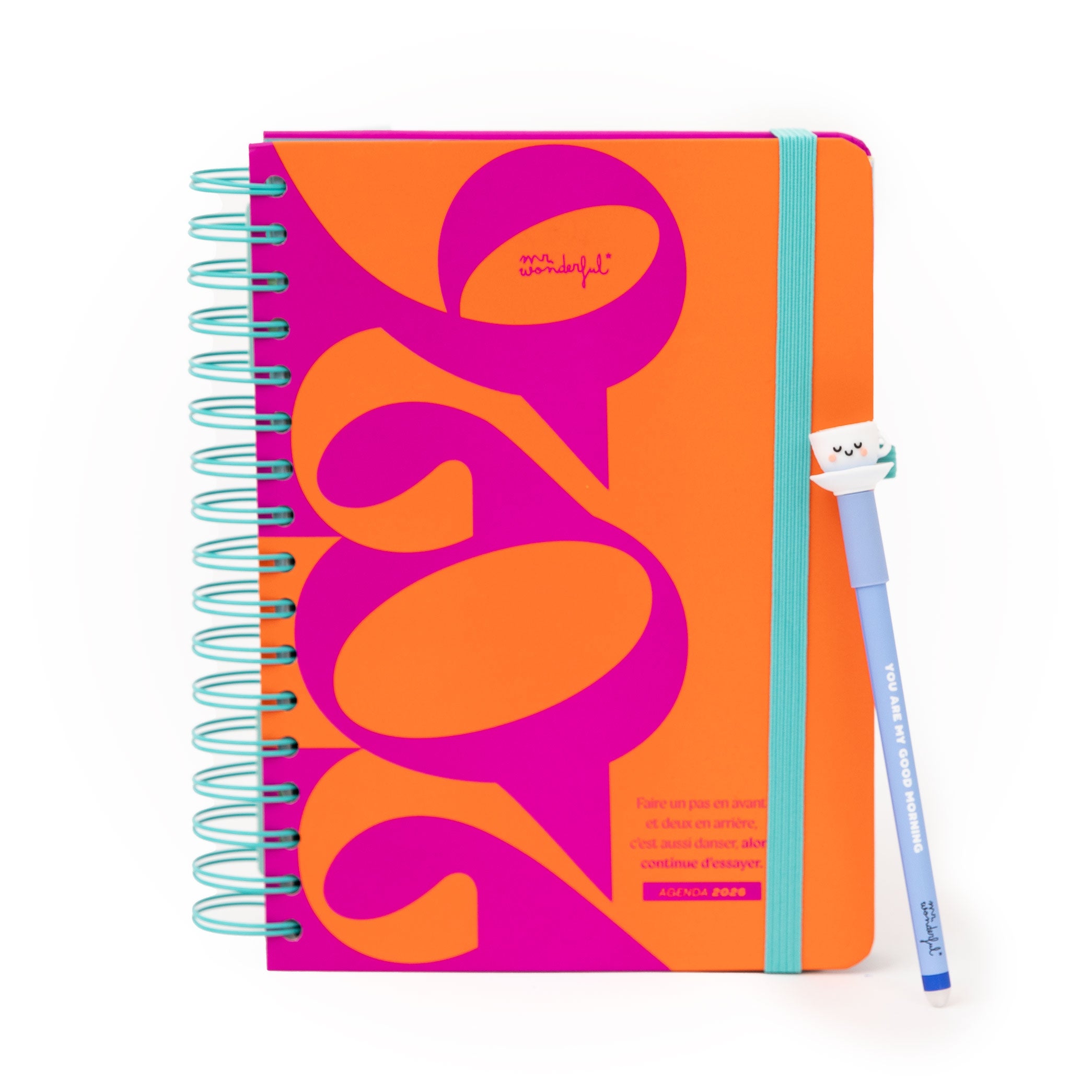 Agenda Wonder 2026 Journalier - Continue d’essayer