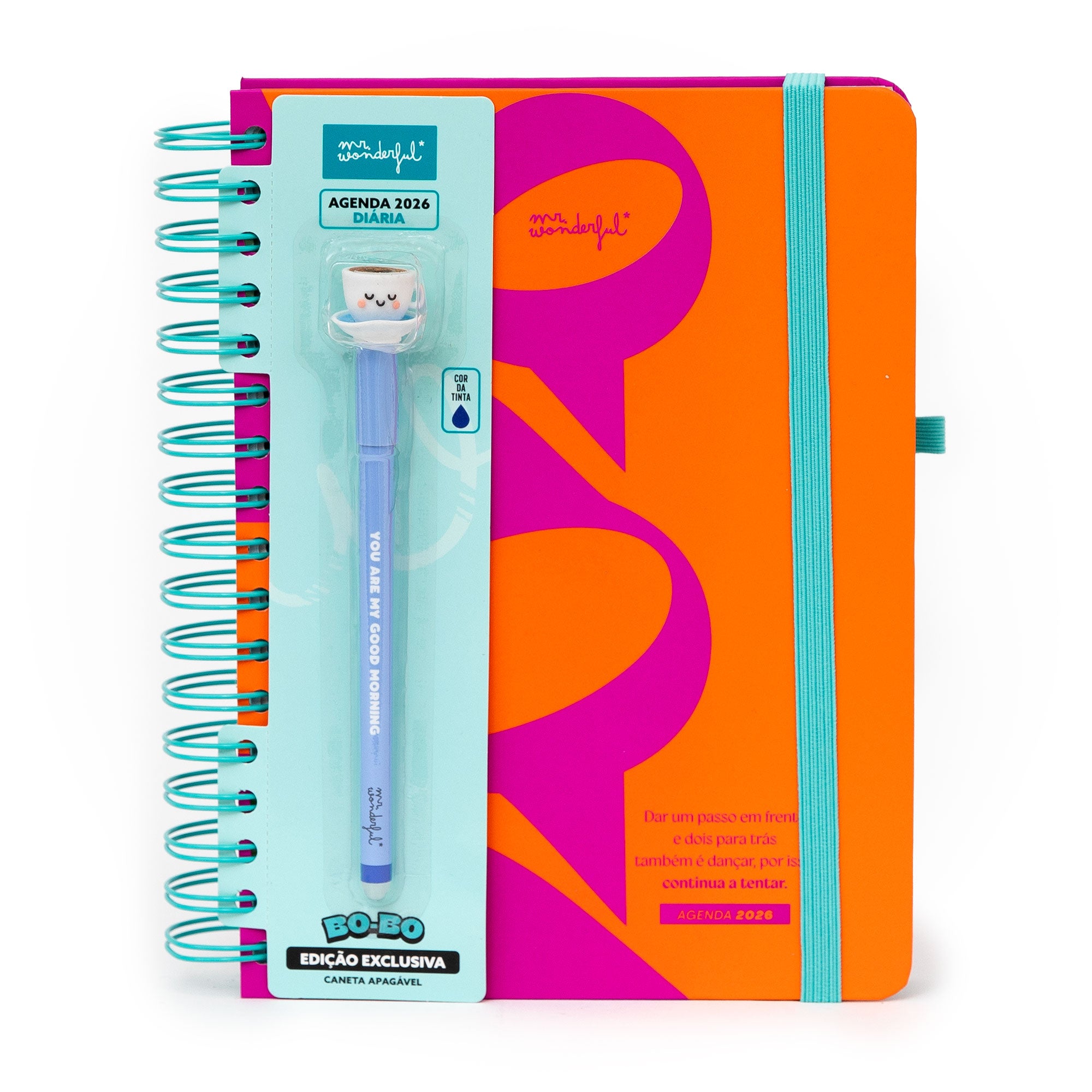 Agenda Wonder 2026 Diária - Continua a tentar | Mr.Wonderful