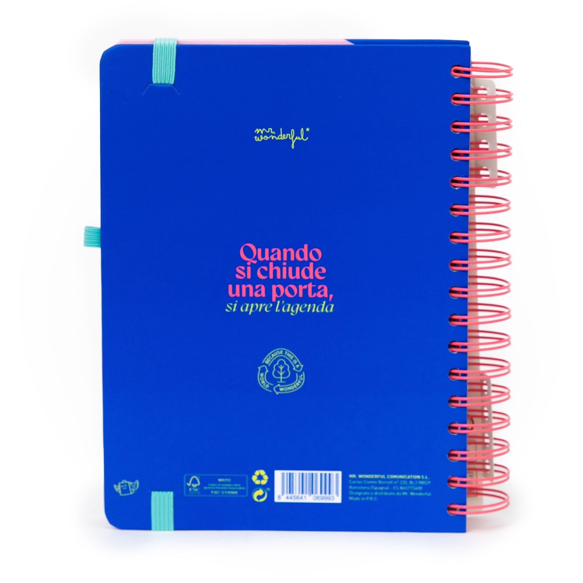Agenda Wonder 2026 Giornaliera - Quando si chiude una porta, si apre l'agenda