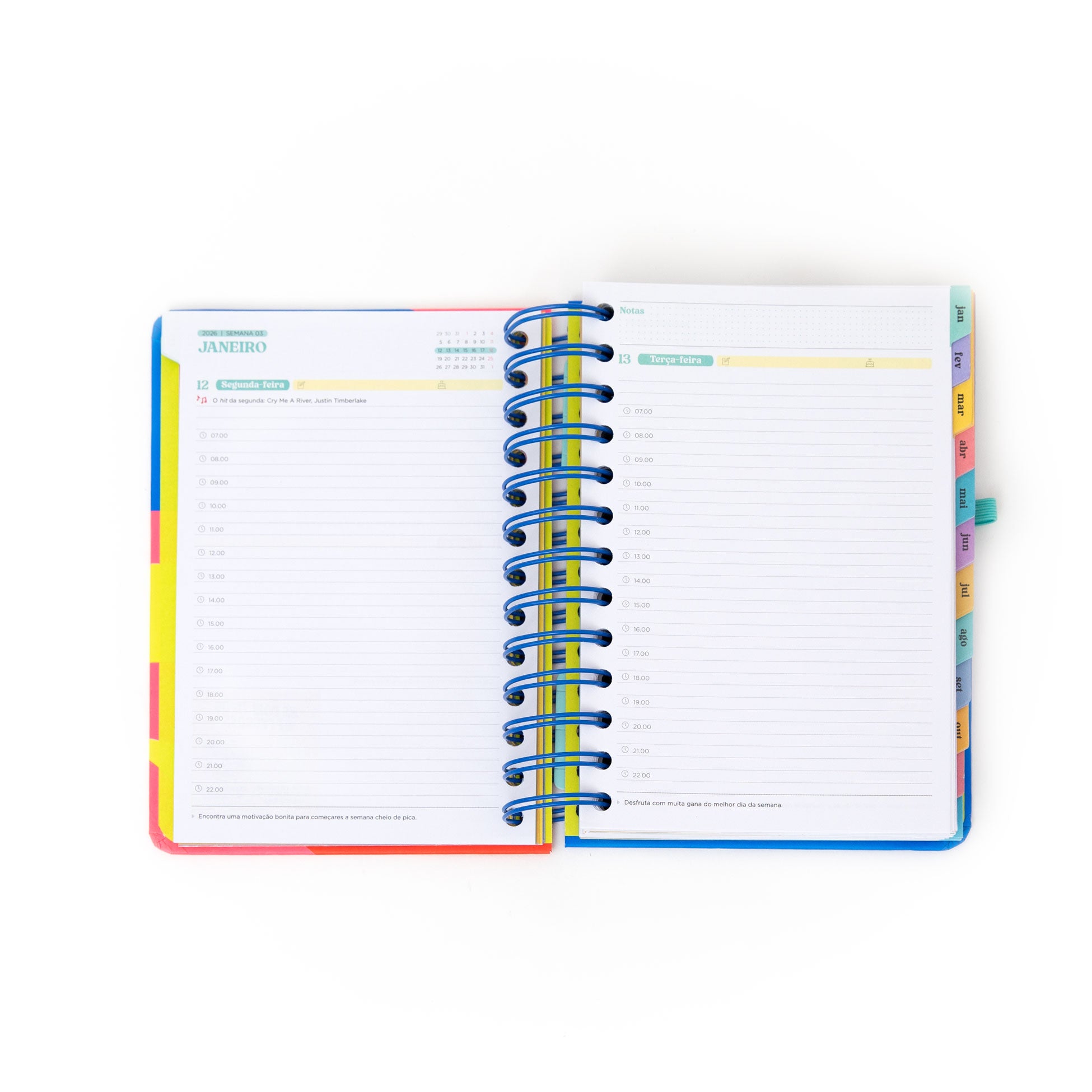 Agenda Wonder pequena 2026 Diária - Quando uma porta se fecha, abre-se esta agenda