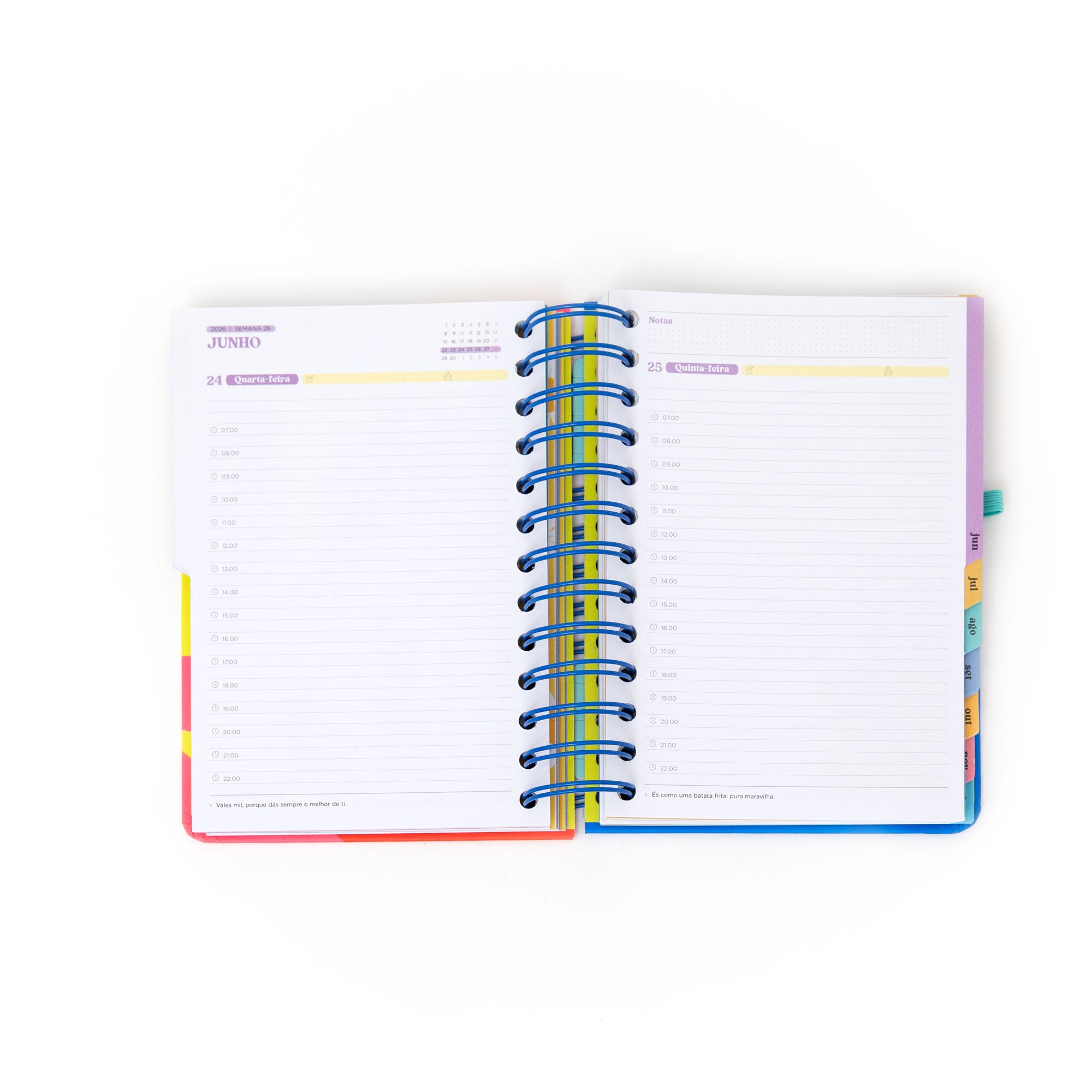Agenda Wonder pequena 2026 Diária - Quando uma porta se fecha, abre-se esta agenda