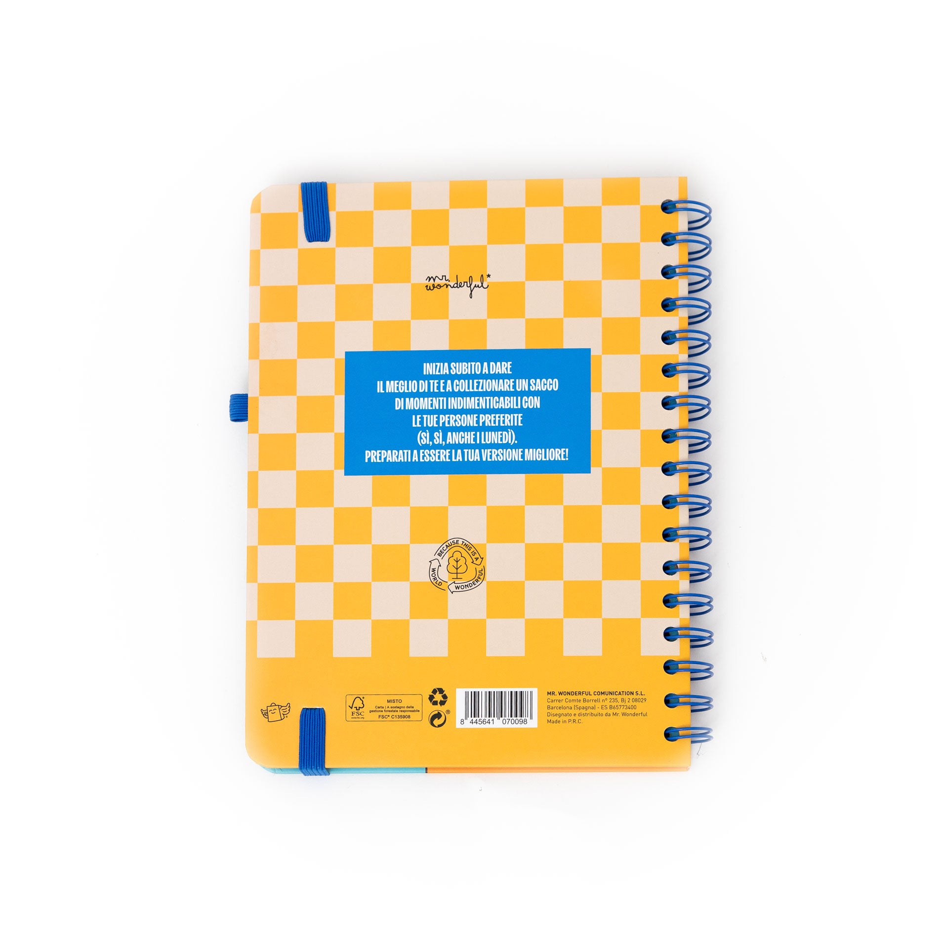 Agenda Wonder 2026 Settimanale - Progetti random