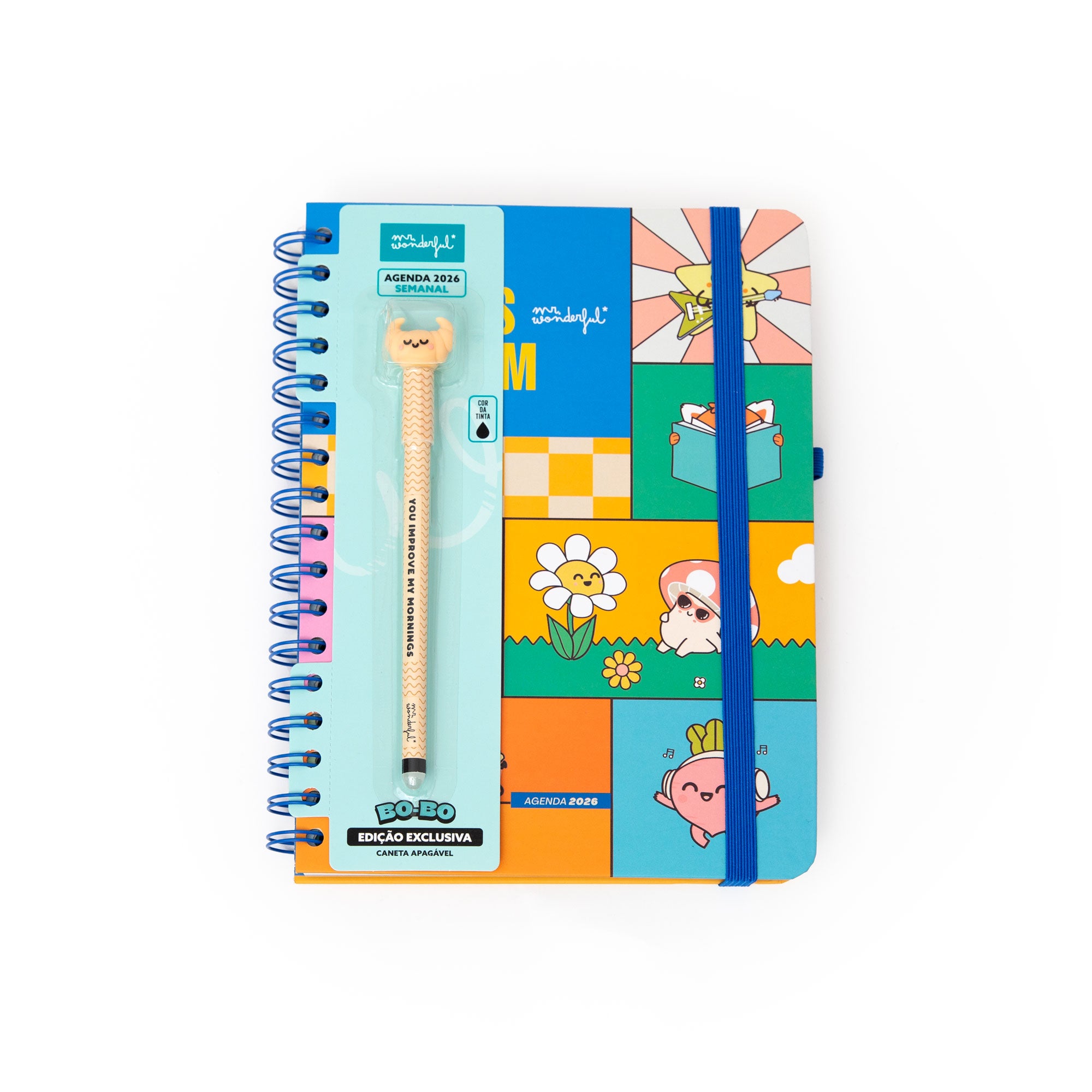 Agenda Wonder 2026 Semanal - Planos random | Mr.Wonderful