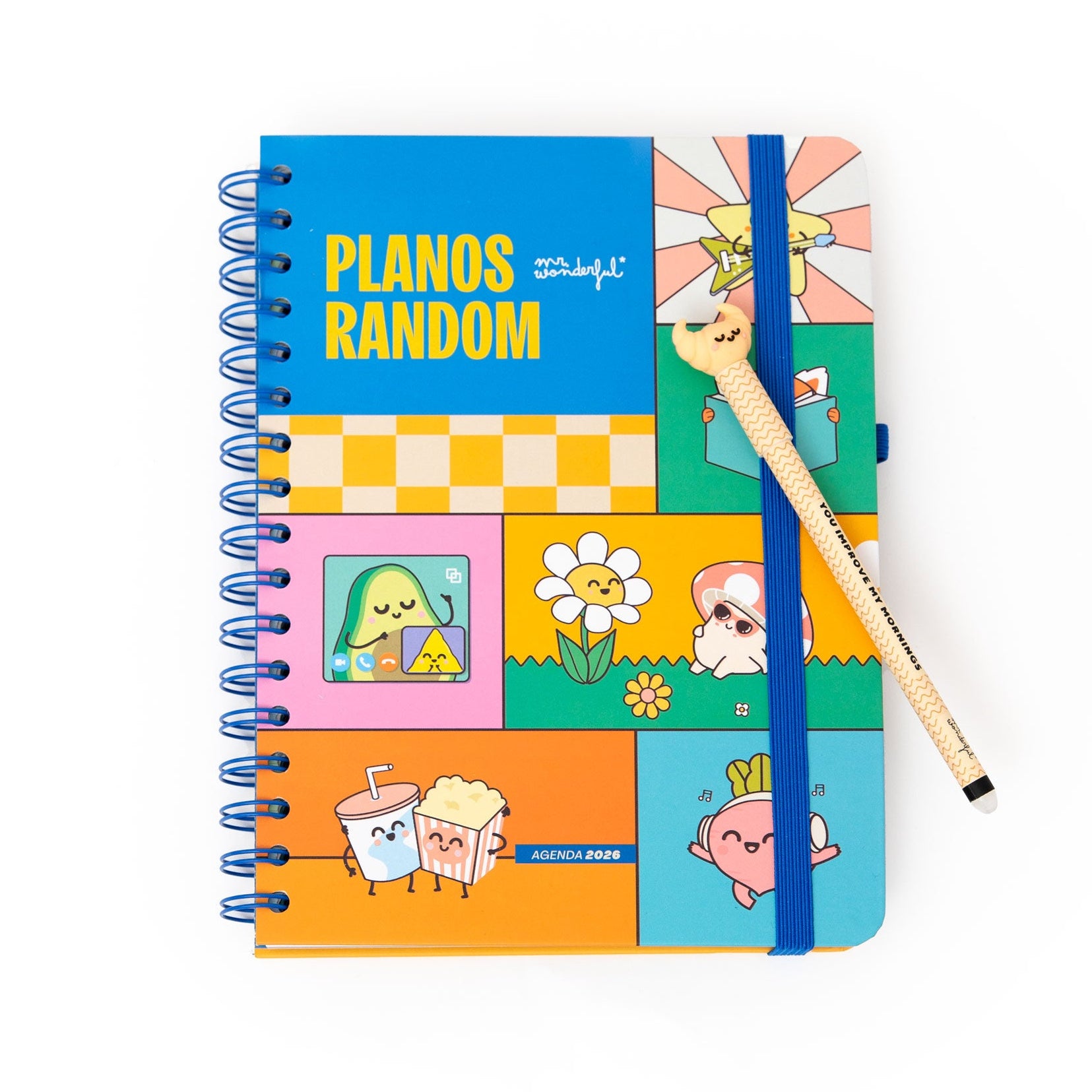 Agenda Wonder 2026 Semanal - Planos random