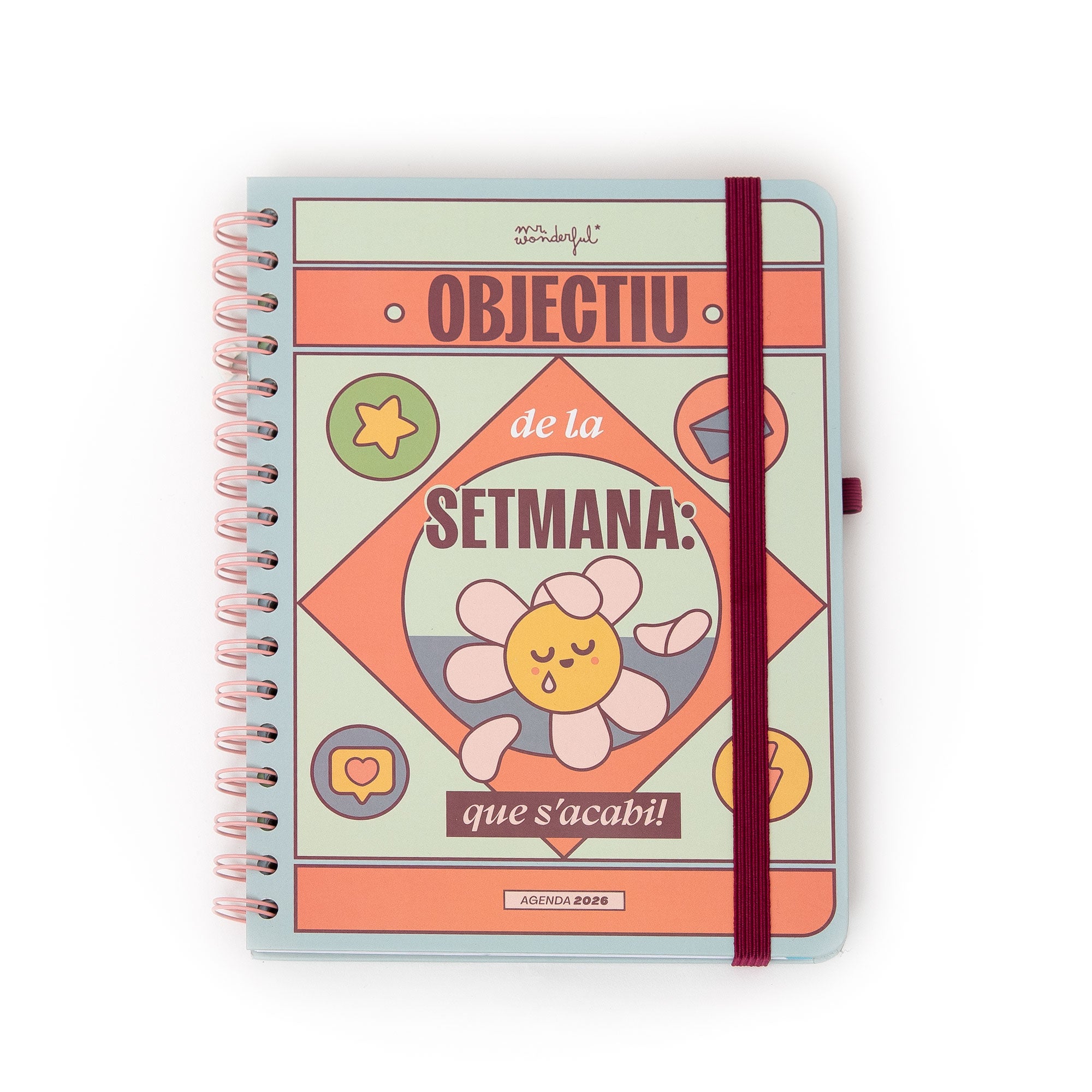 Agenda 2026 original de Mr. Wonderful en català