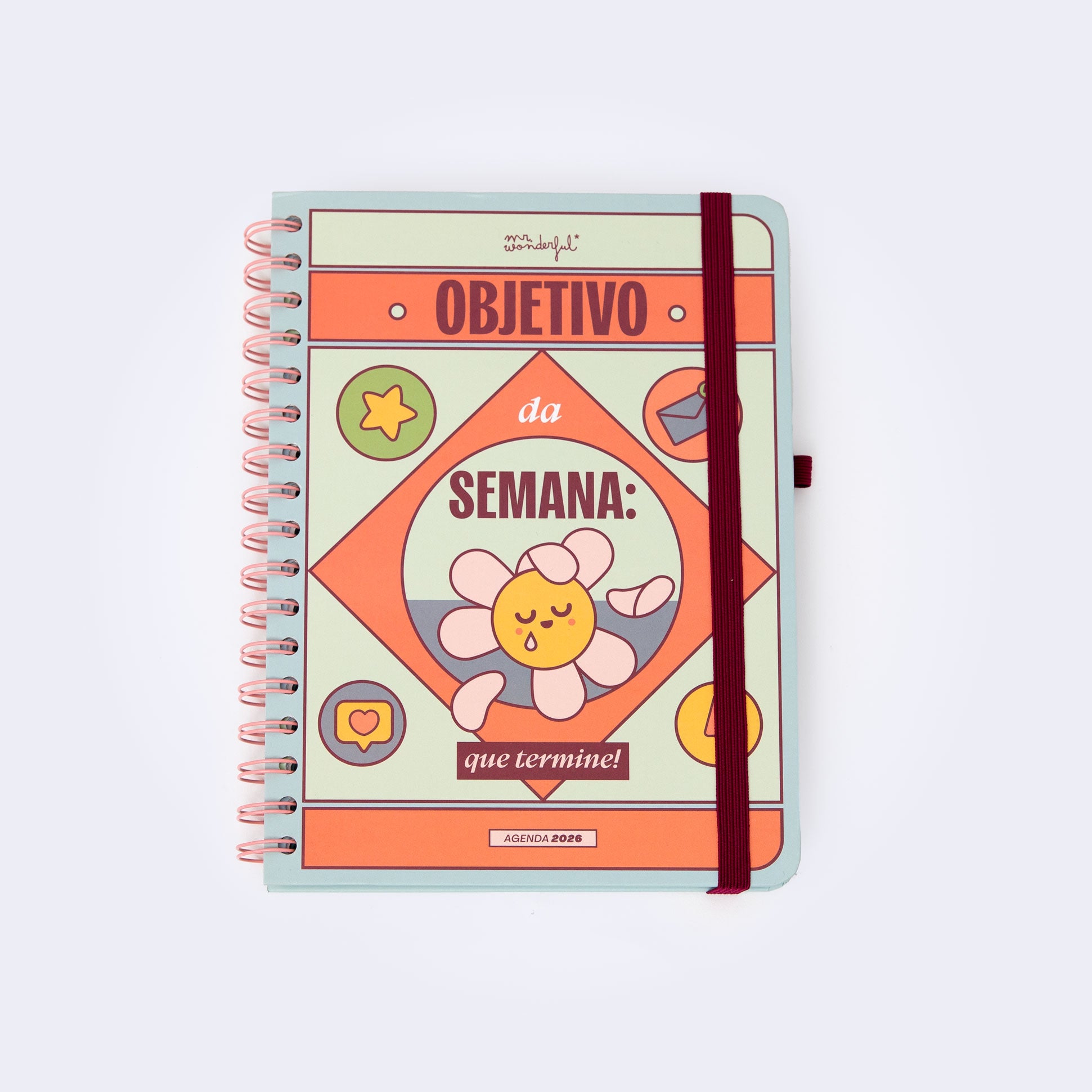 Agenda Wonder 2026 Semanal - Objetivo da semana: que termine!