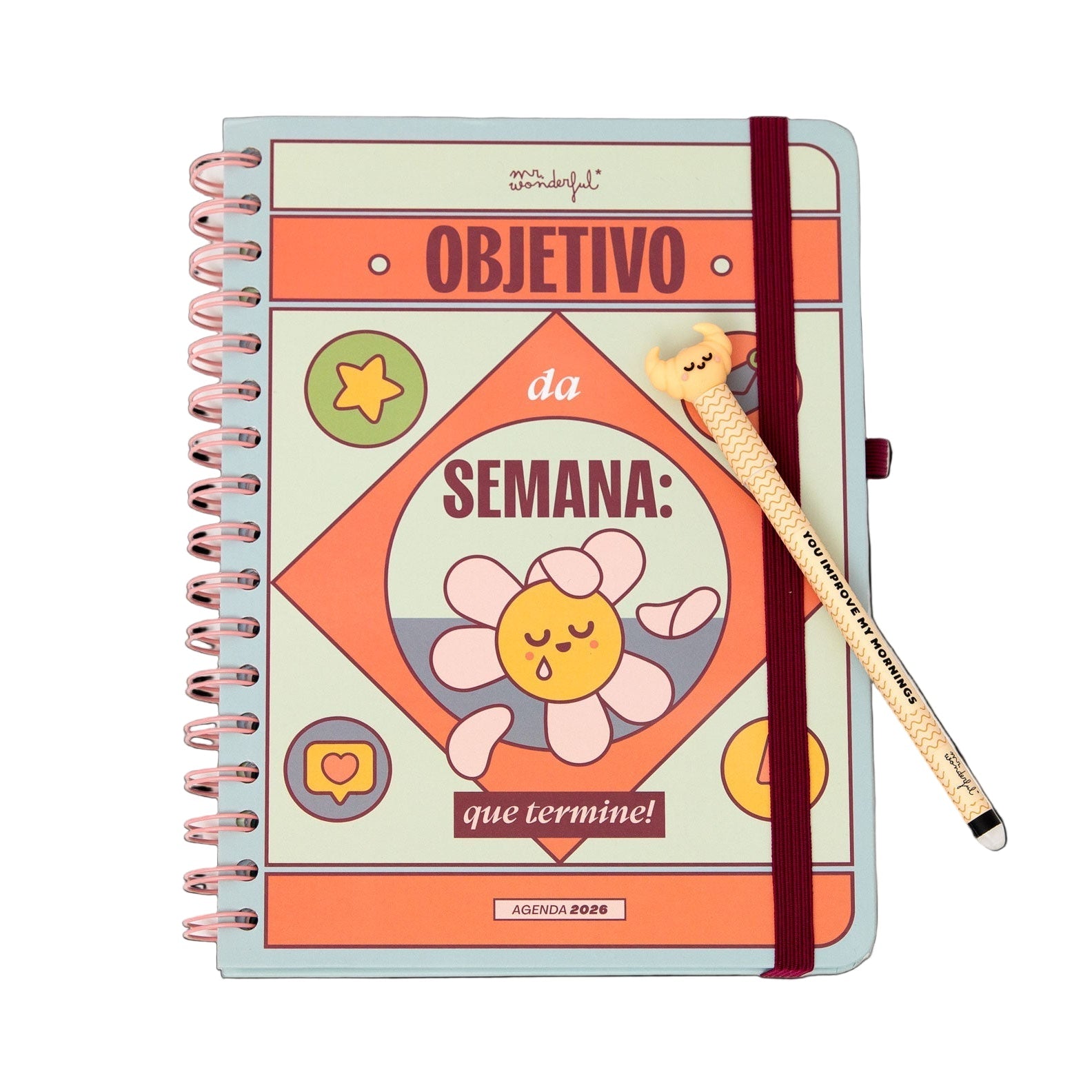 Agenda Wonder 2026 Semanal - Objetivo da semana: que termine!