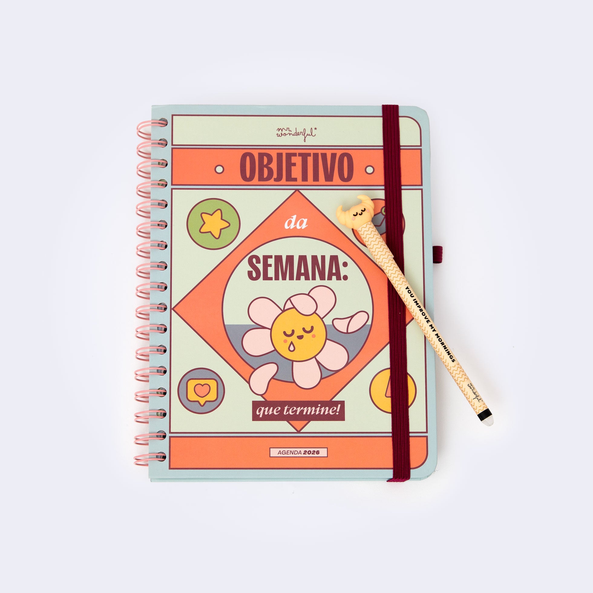 Agenda Wonder 2026 Semanal - Objetivo da semana: que termine!