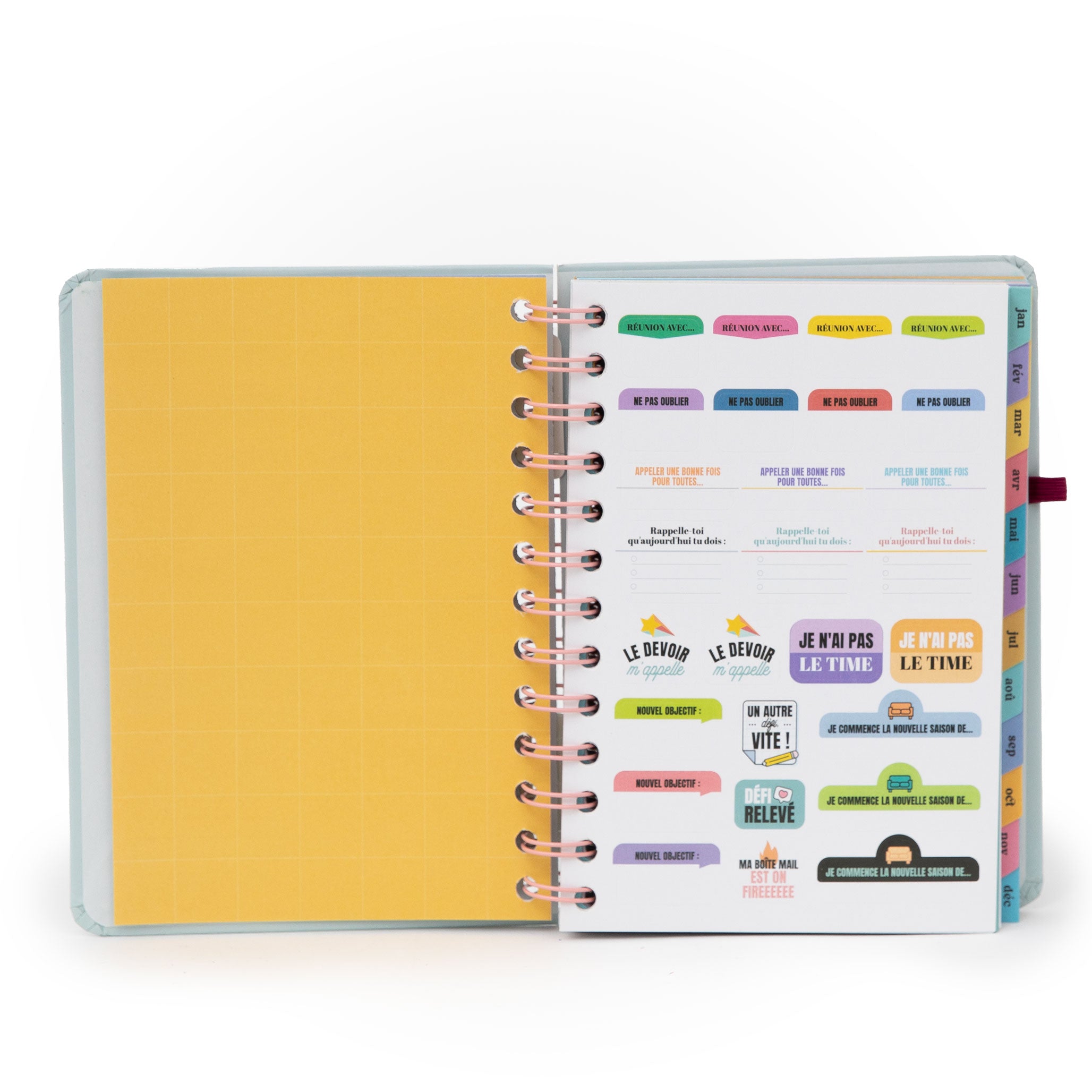 Agenda Wonder petit format 2026 Semainier - Objectif de la semaine : qu’elle se termine !