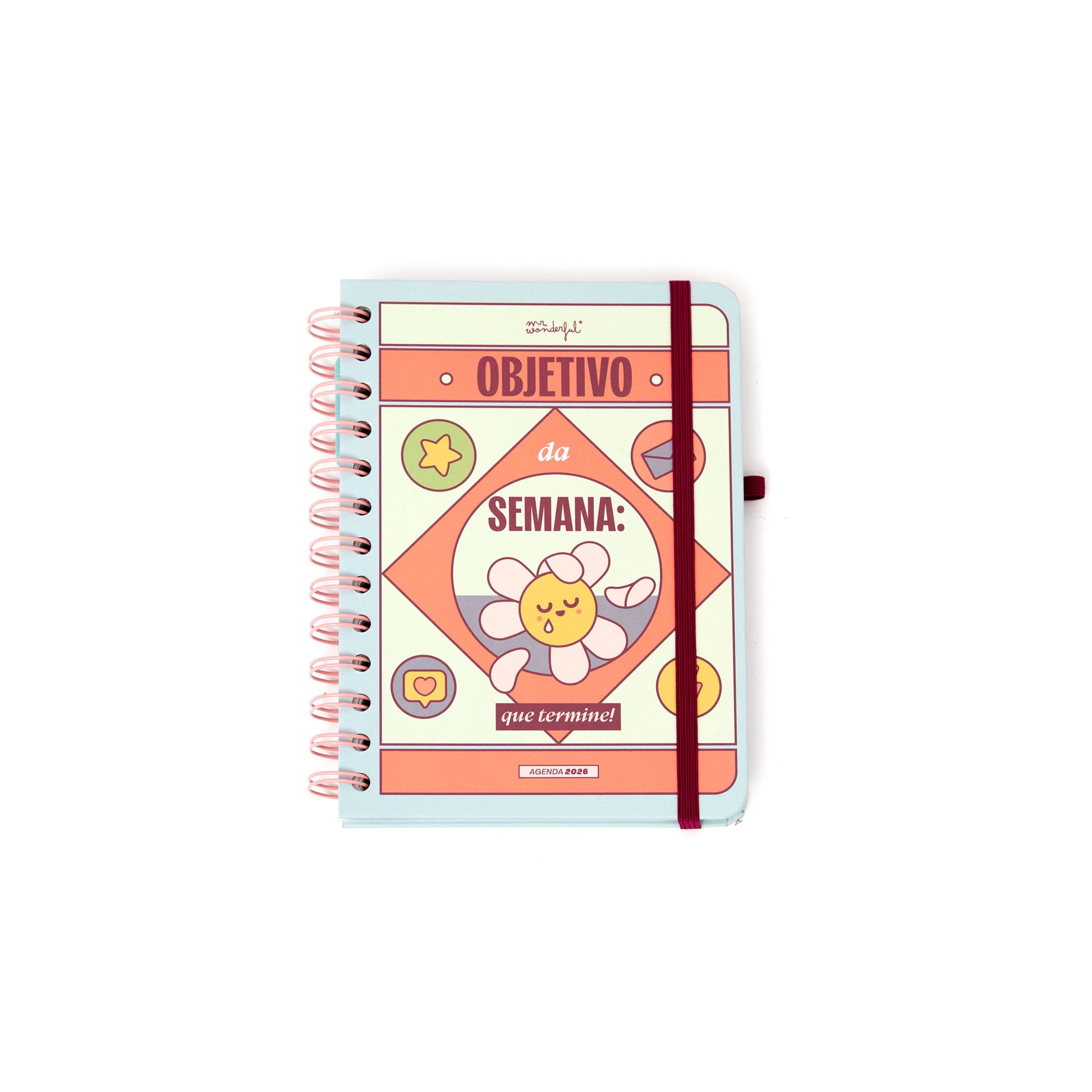 Agenda Wonder pequena 2026 Semanal | Mr.Wonderful