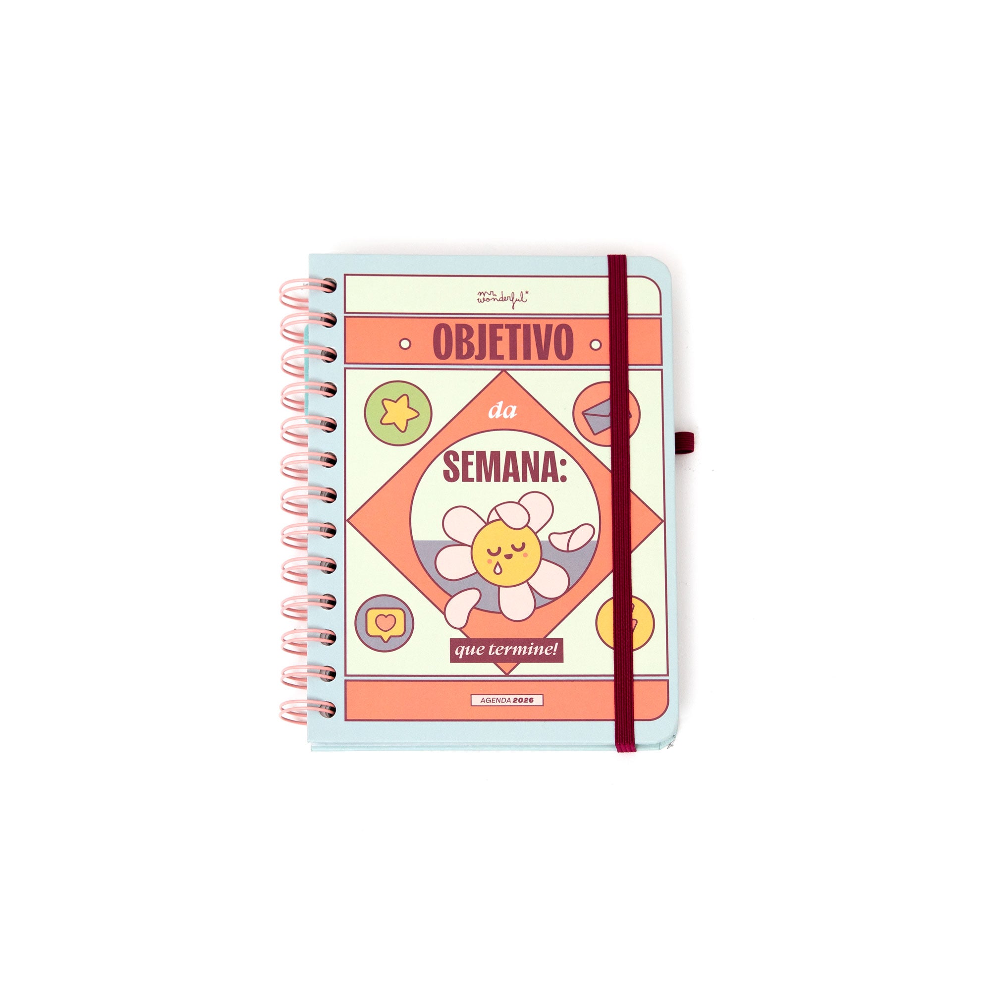 Agenda Wonder pequena 2026 Semanal | Mr.Wonderful