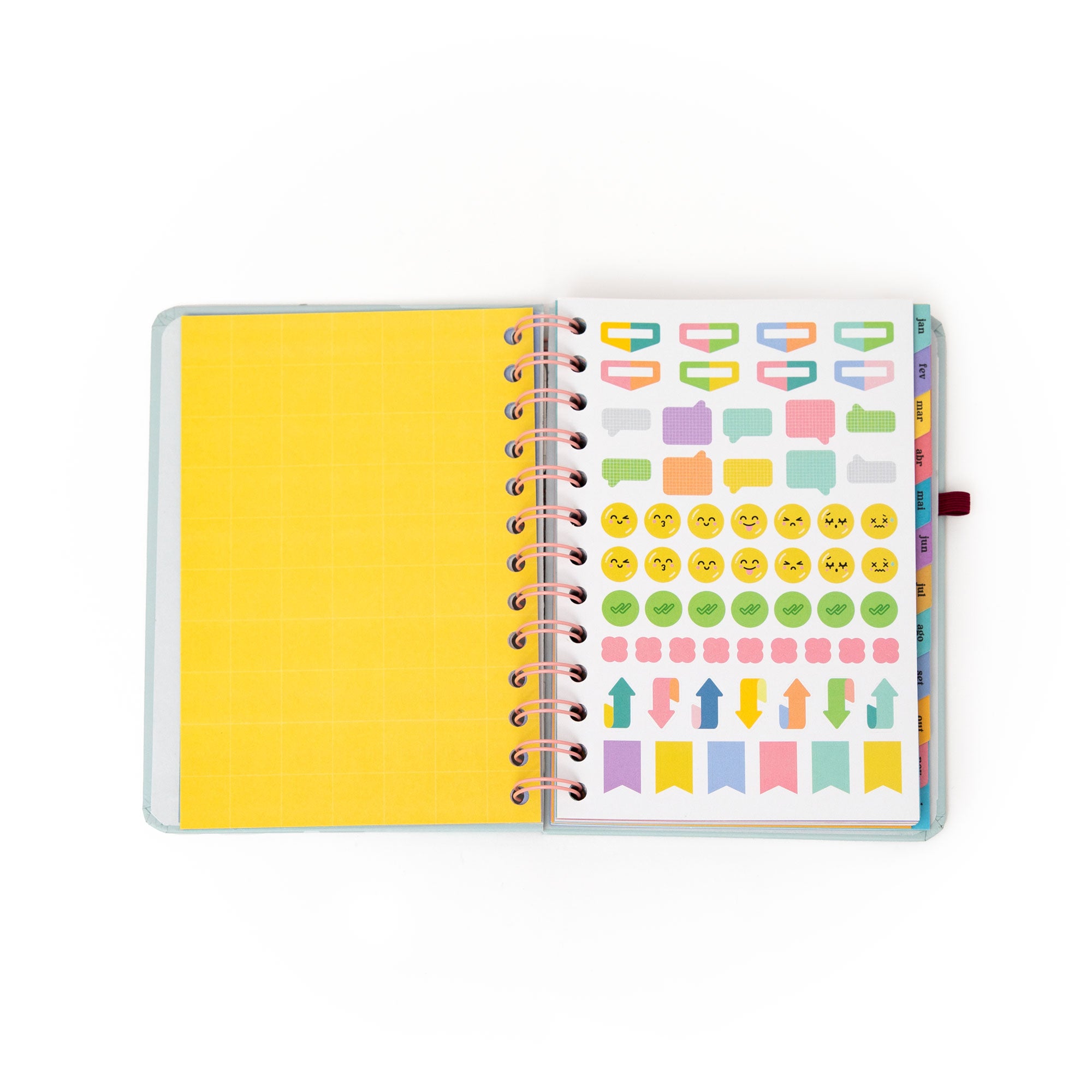 Agenda Wonder pequena 2026 Semanal - Objetivo da semana: que termine!