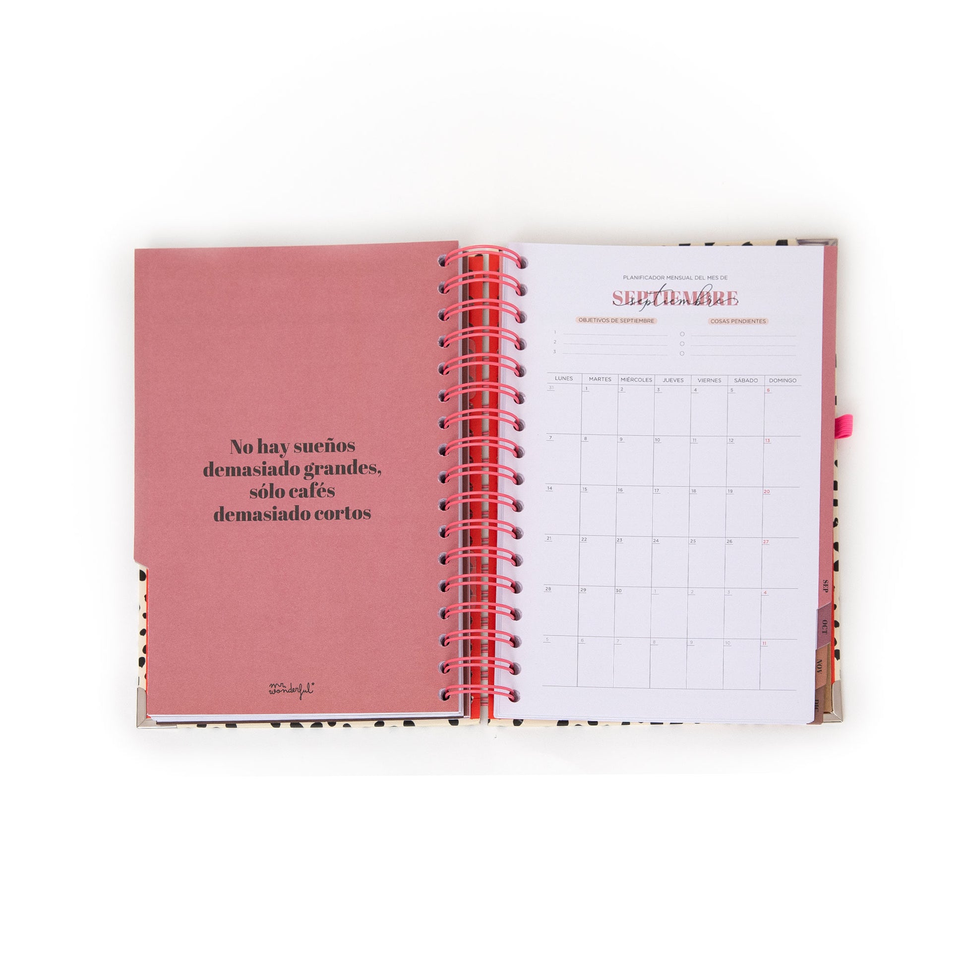 Agenda 2026 diaria de Mr. Wonderful de estilo Office para mujeres