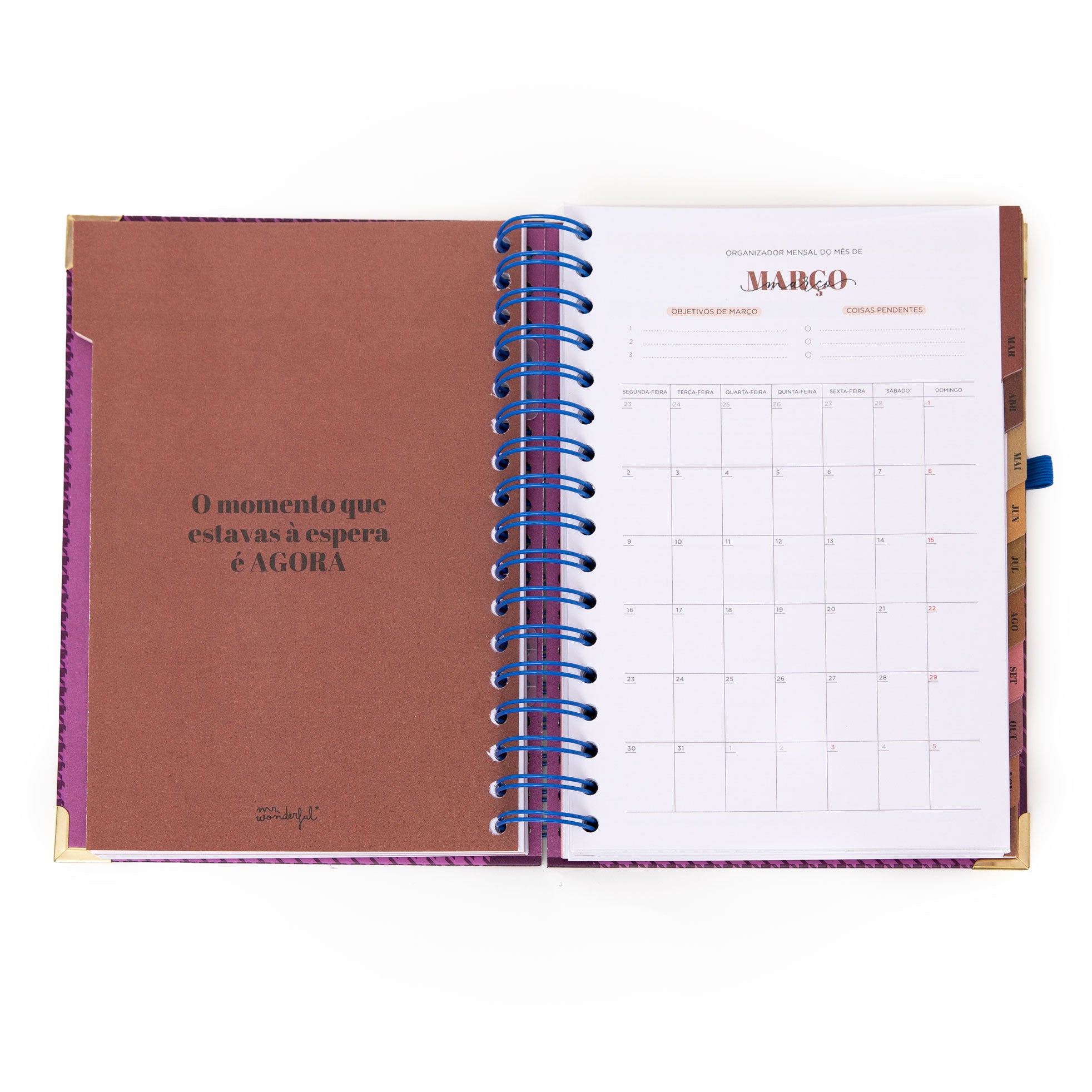 Agenda 2026 estilo Office da Mr. Wonderful para oferecer às mulheres