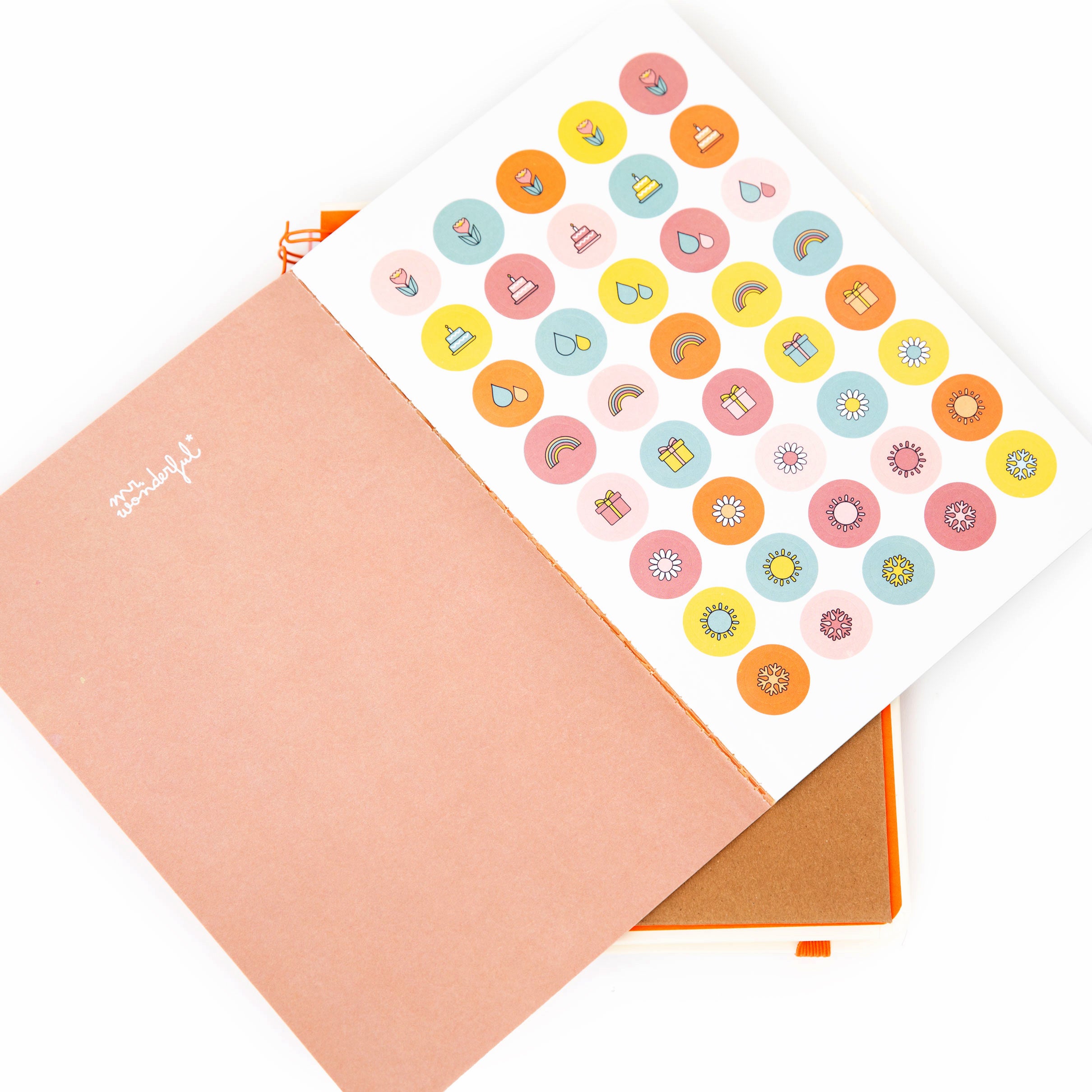 Agenda 2026 semanal de Mr. Wonderful con diseño adulto