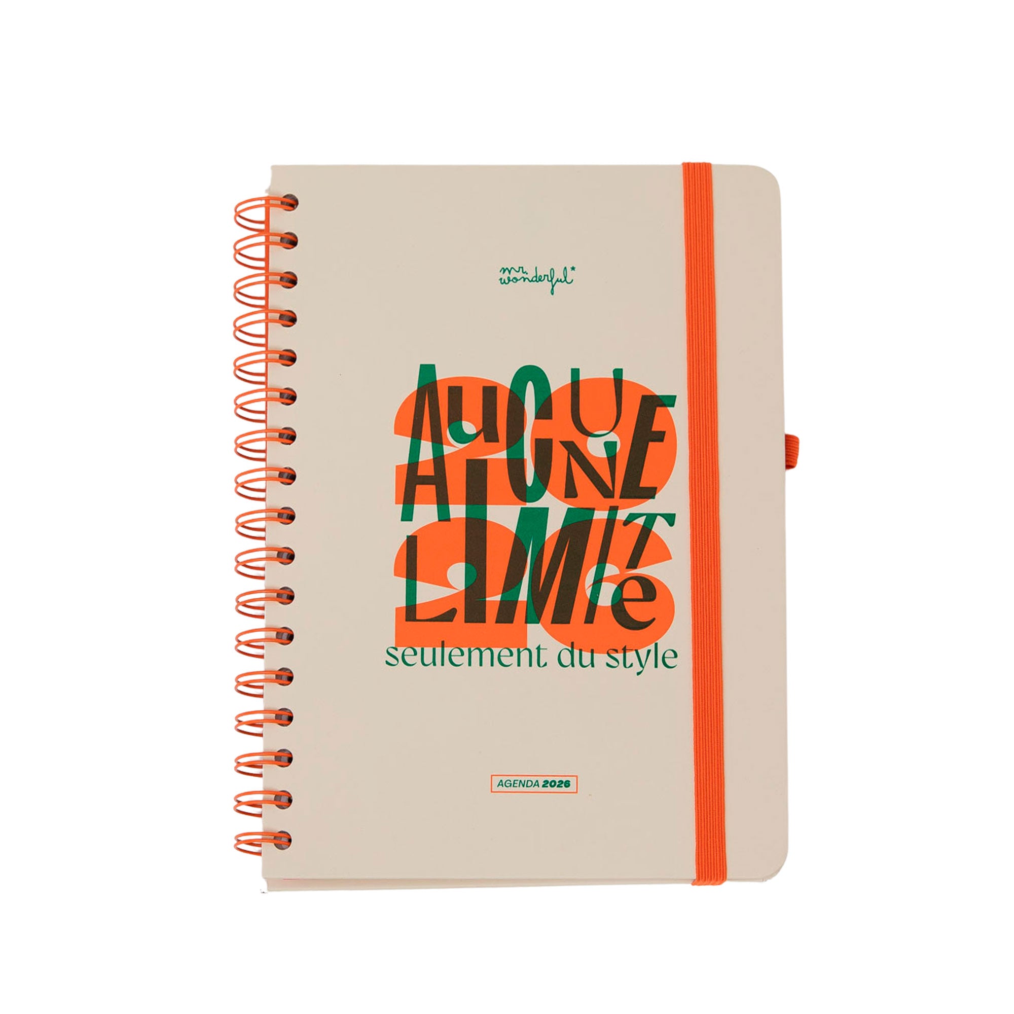 Agenda Office 2026 Semainier - Aucune limite, seulement du style