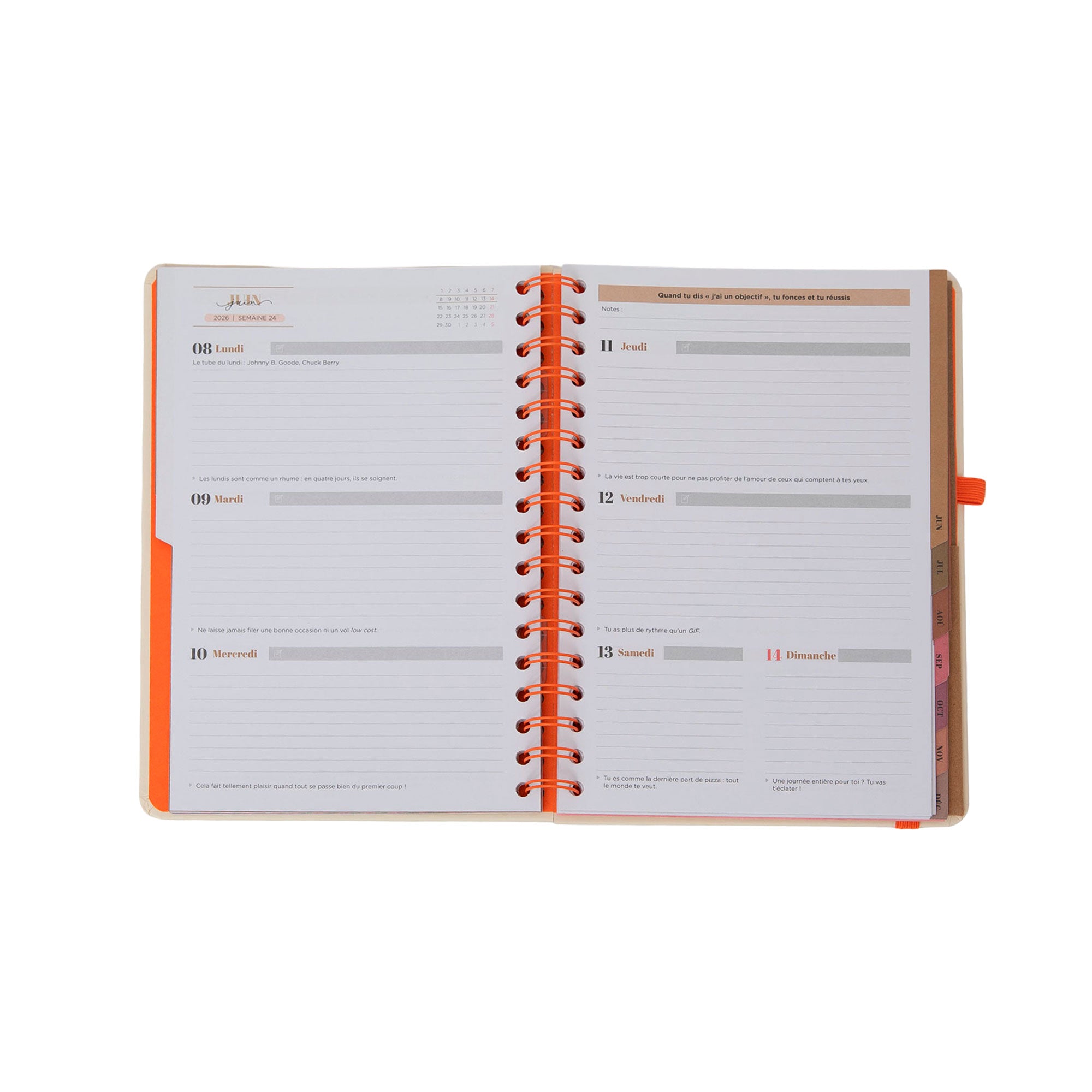 Agenda Office 2026 Semainier - Aucune limite, seulement du style