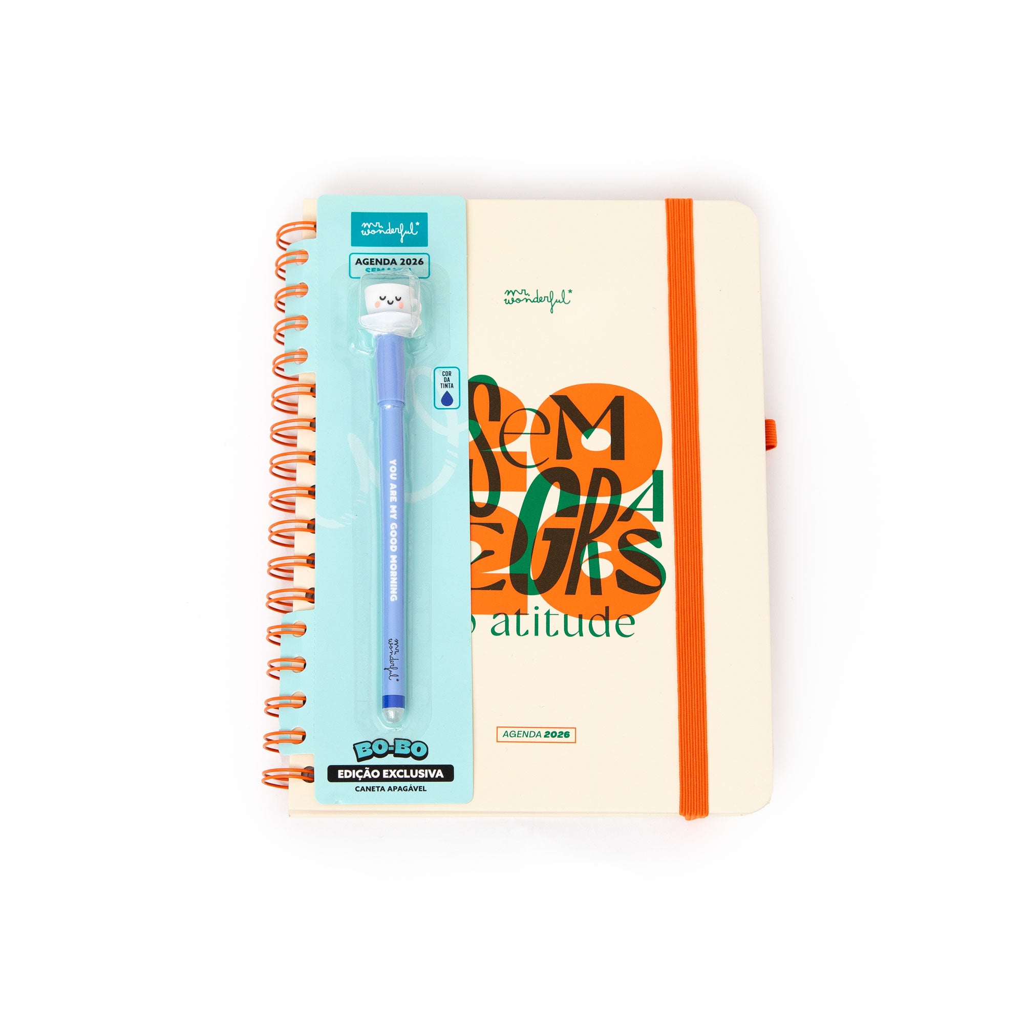 Agenda Office 2026 Semanal - Sem regras, só atitude | Mr.Wonderful