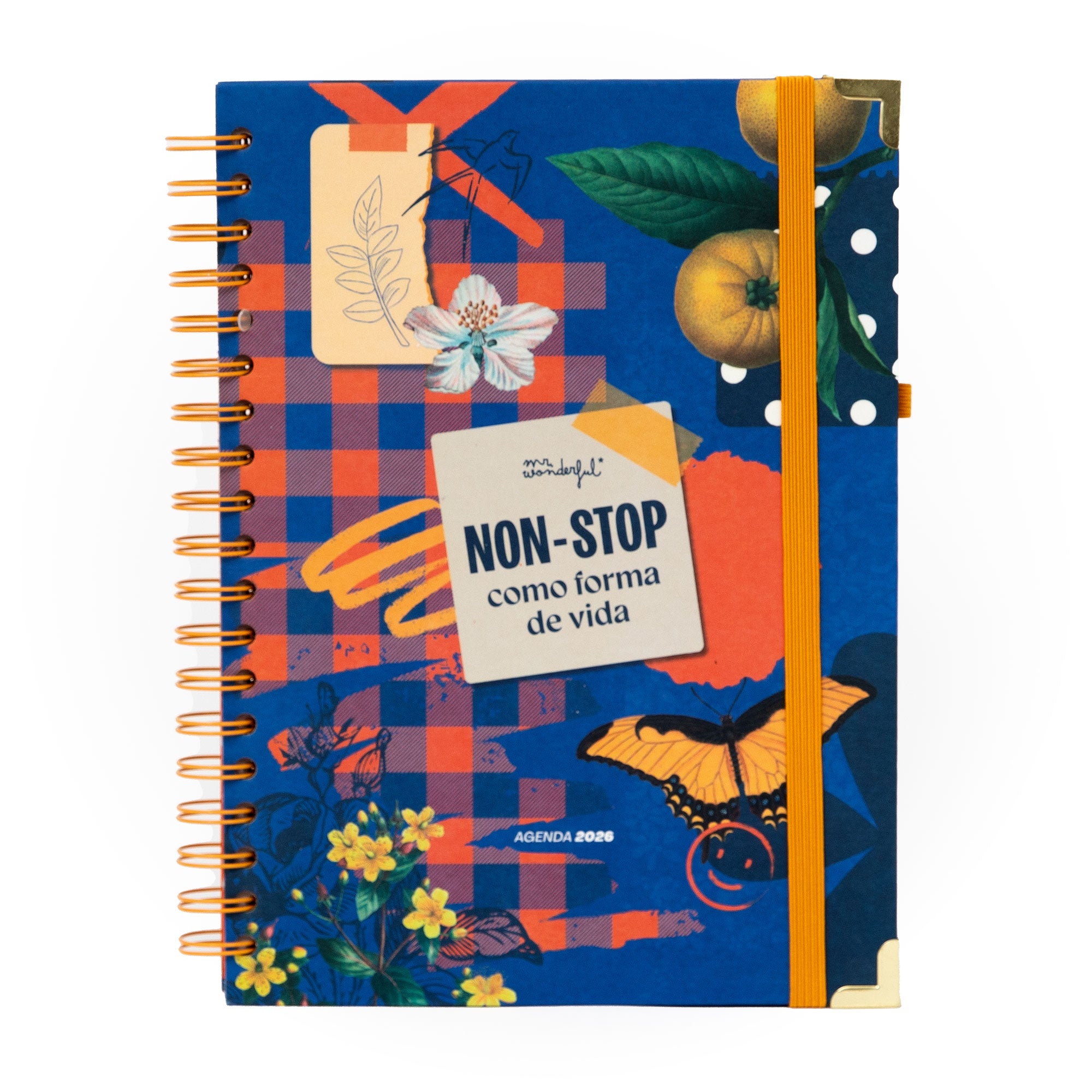 Agenda original de Mr. Wonderful para 2026 organización semanal