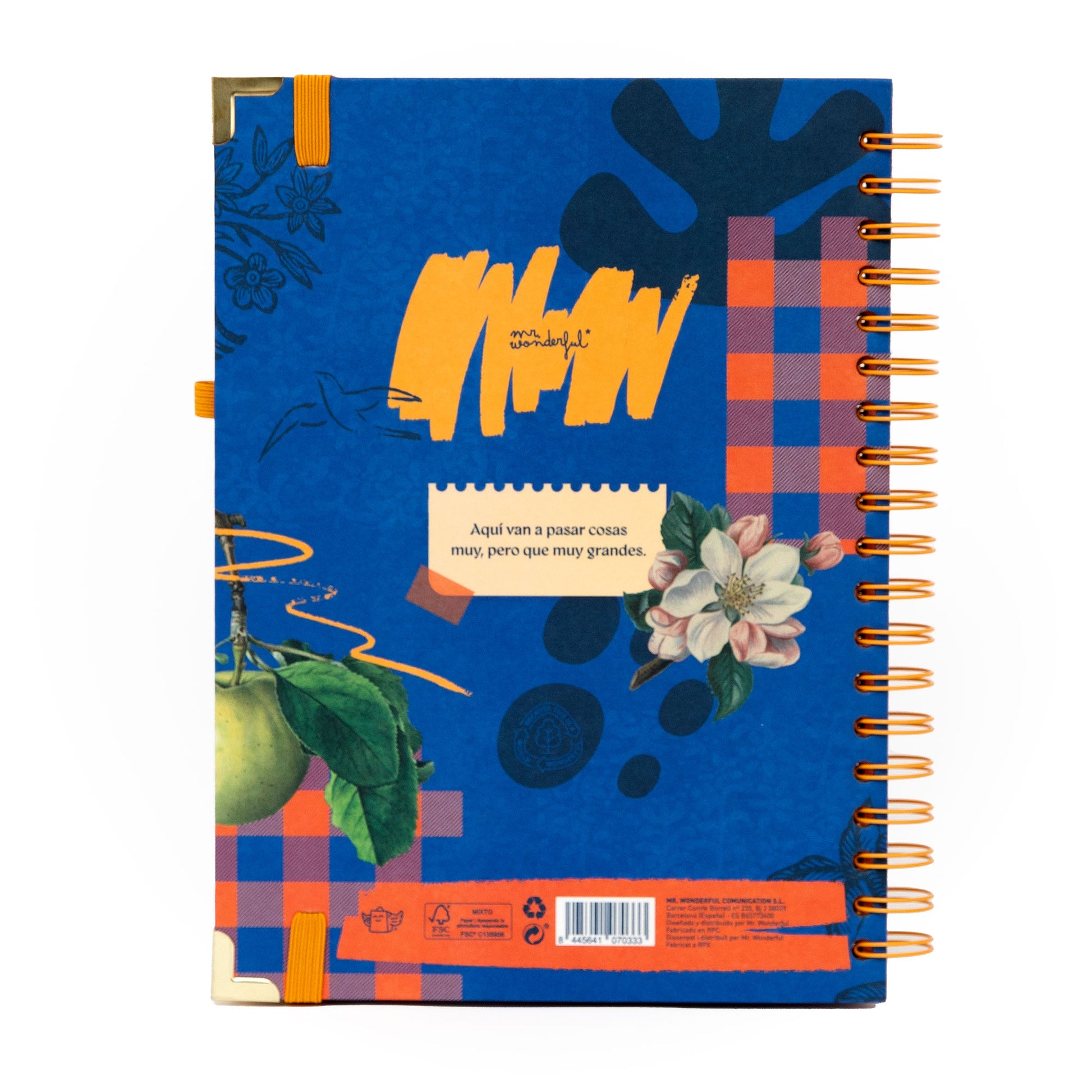 Agenda para escritorio 2026 de Mr. Wonderful con frases bonitas
