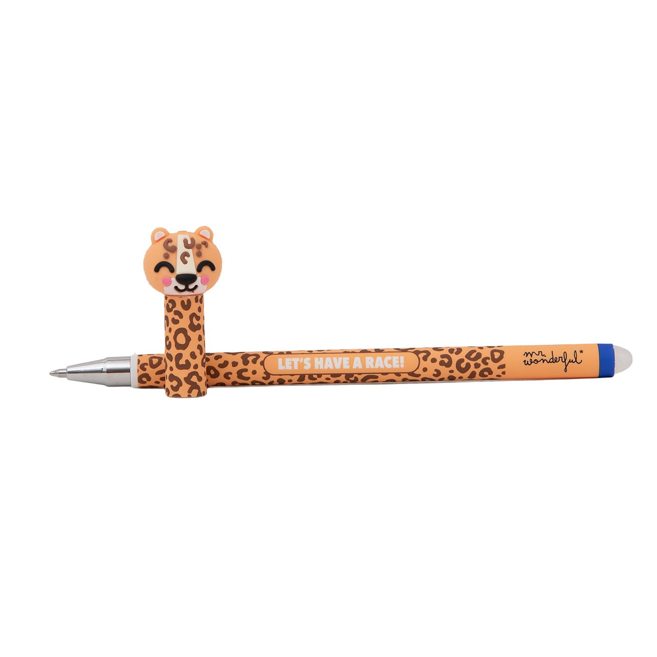 Bolígrafo borrable Bo-Bo Mr. Wonderful leopardo - Let's have a race!
