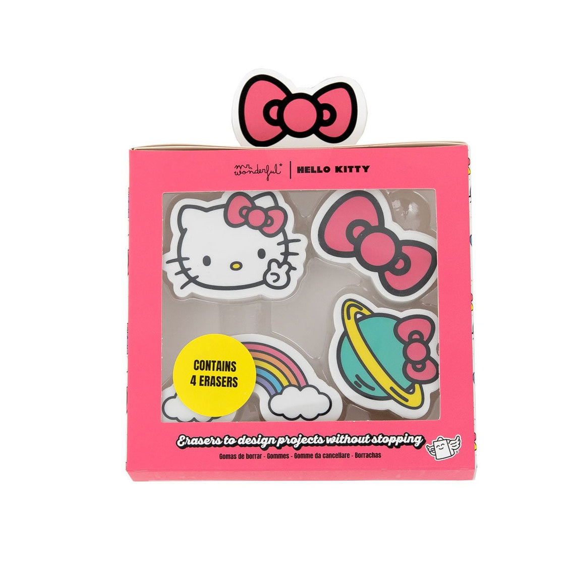 Gomas de borrar para regalar Hello Kitty x Mr. Wonderful