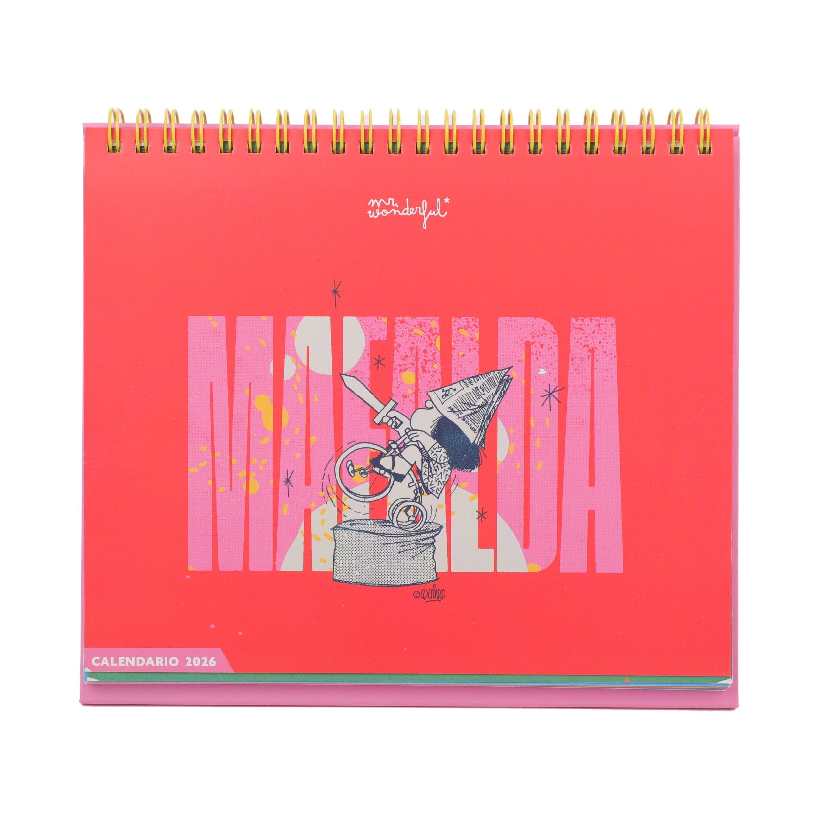Calendario de sobremesa 2026 - Mafalda | Mr. Wonderful