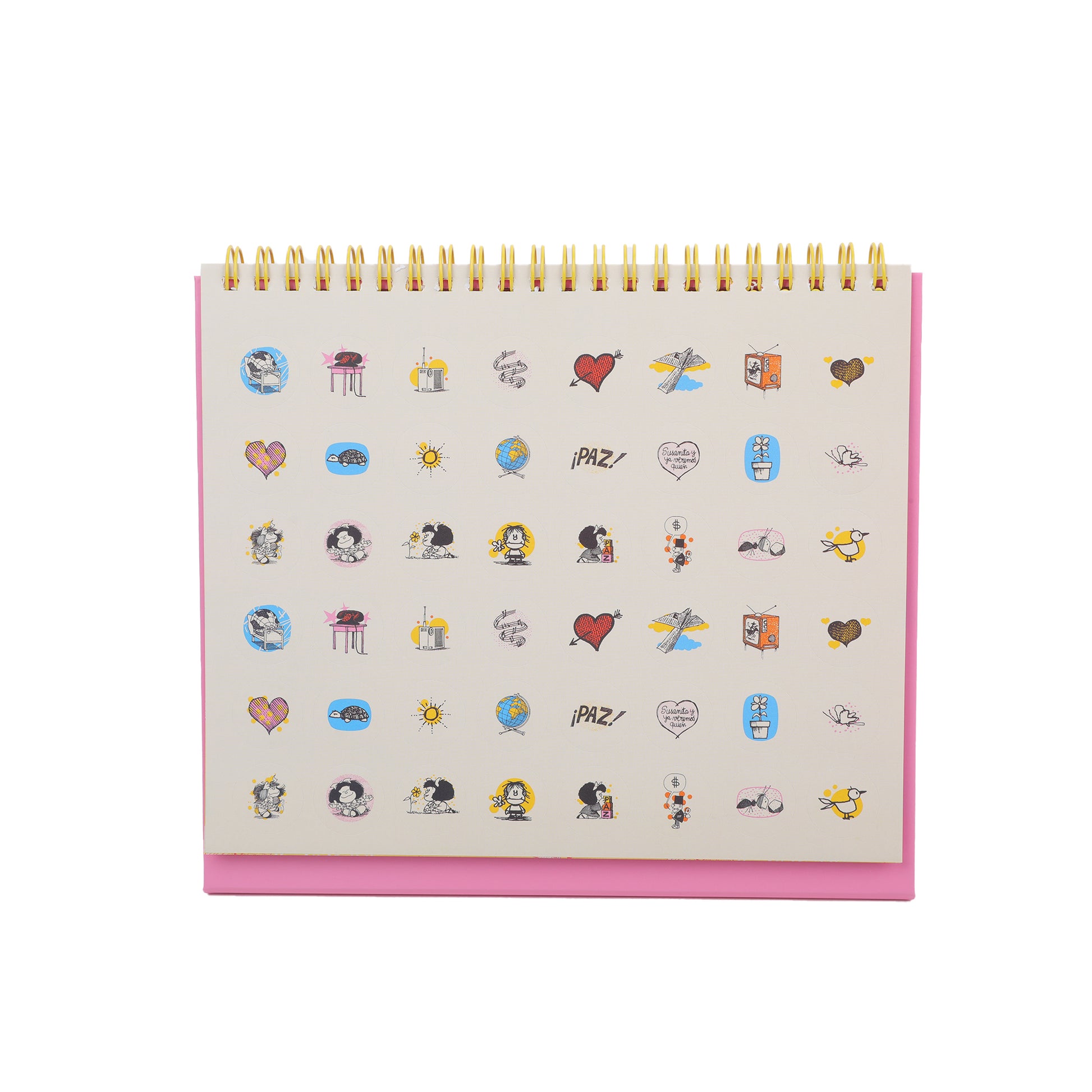 Calendario 2026 de escritorio Mr. Wonderful con Mafalda 