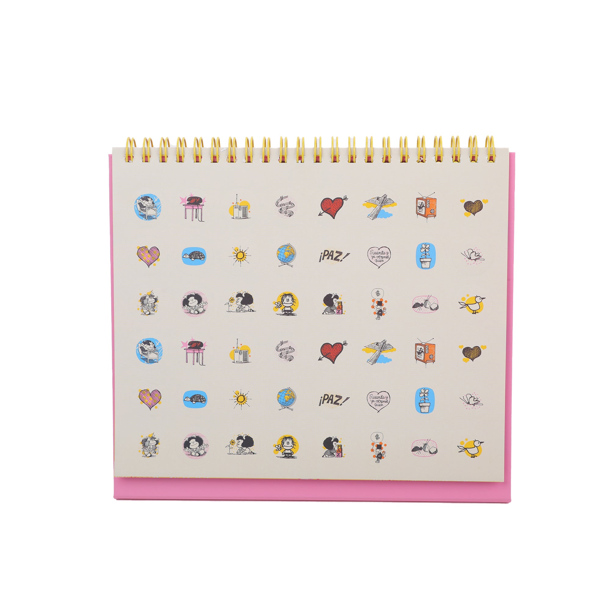 Calendario 2026 de escritorio Mr. Wonderful con Mafalda 