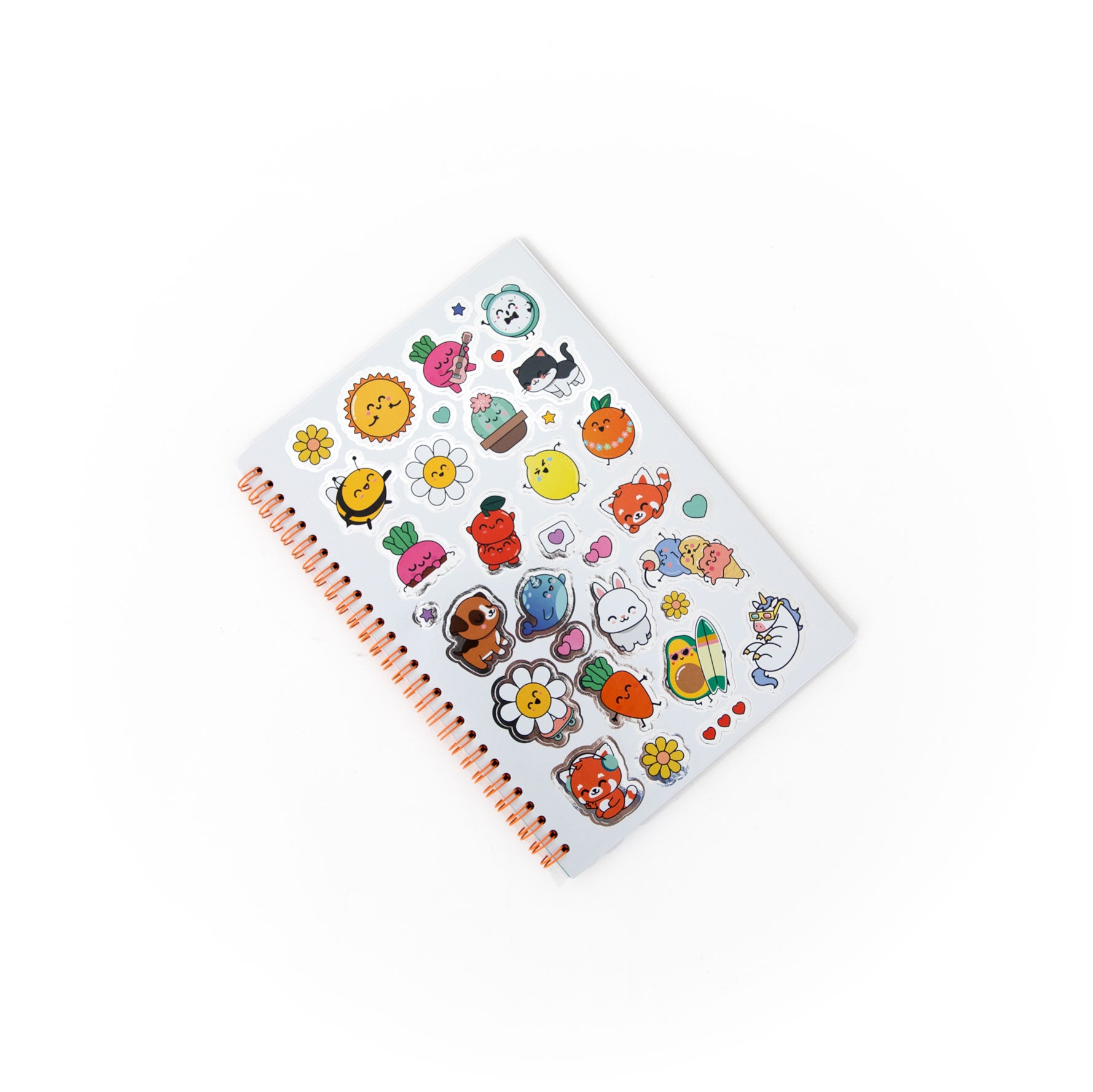 Libro para colorear + rotuladores de colores + pegatinas - Add some colour to life