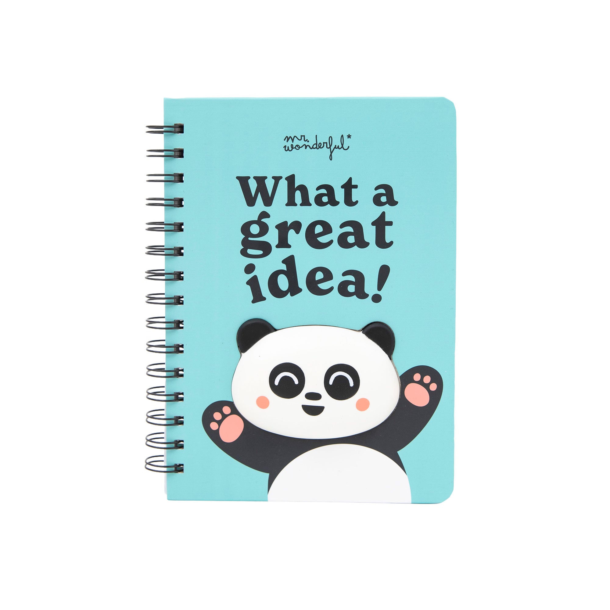Quaderno A5 3D squishy panda - What a great idea!