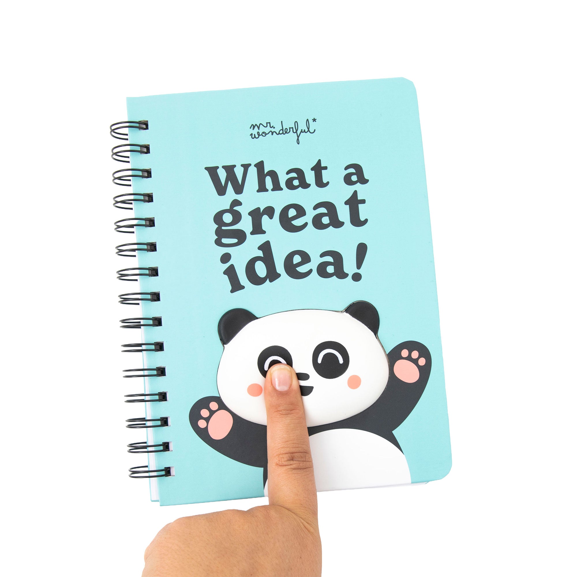 Quaderno A5 3D squishy panda - What a great idea!