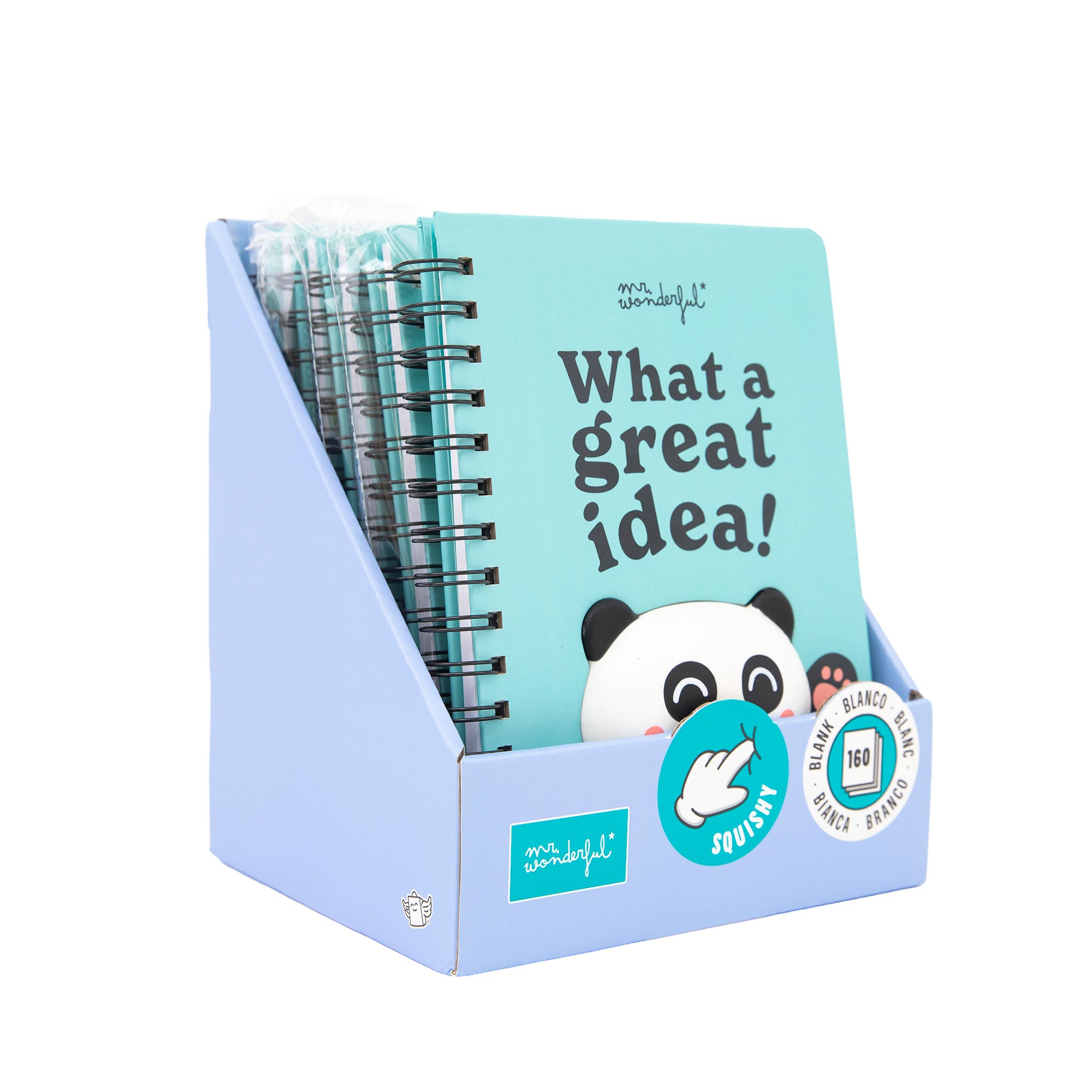 Quaderno A5 3D squishy panda - What a great idea!