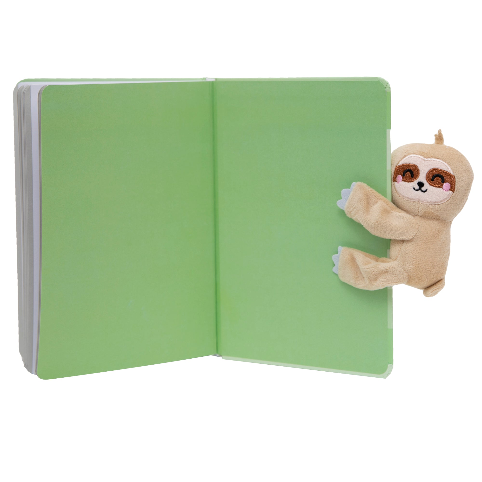 Carnet A5 avec peluche paresseux – Let’s create great things!