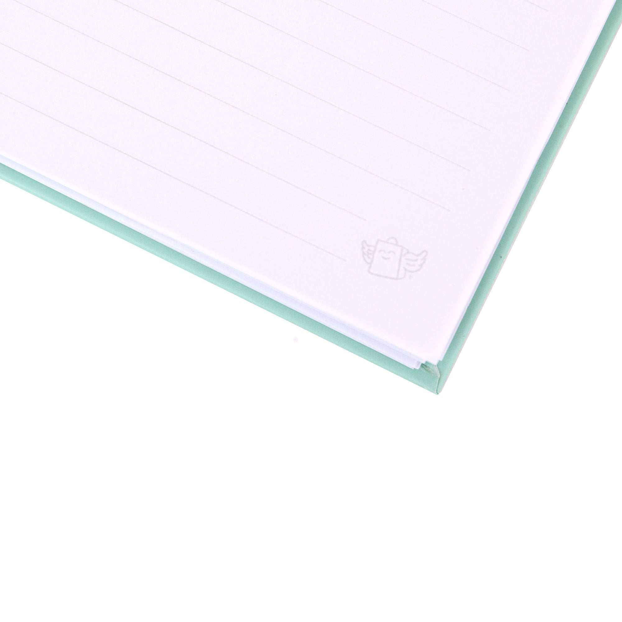 Set de libreta A5 con charms - Verde