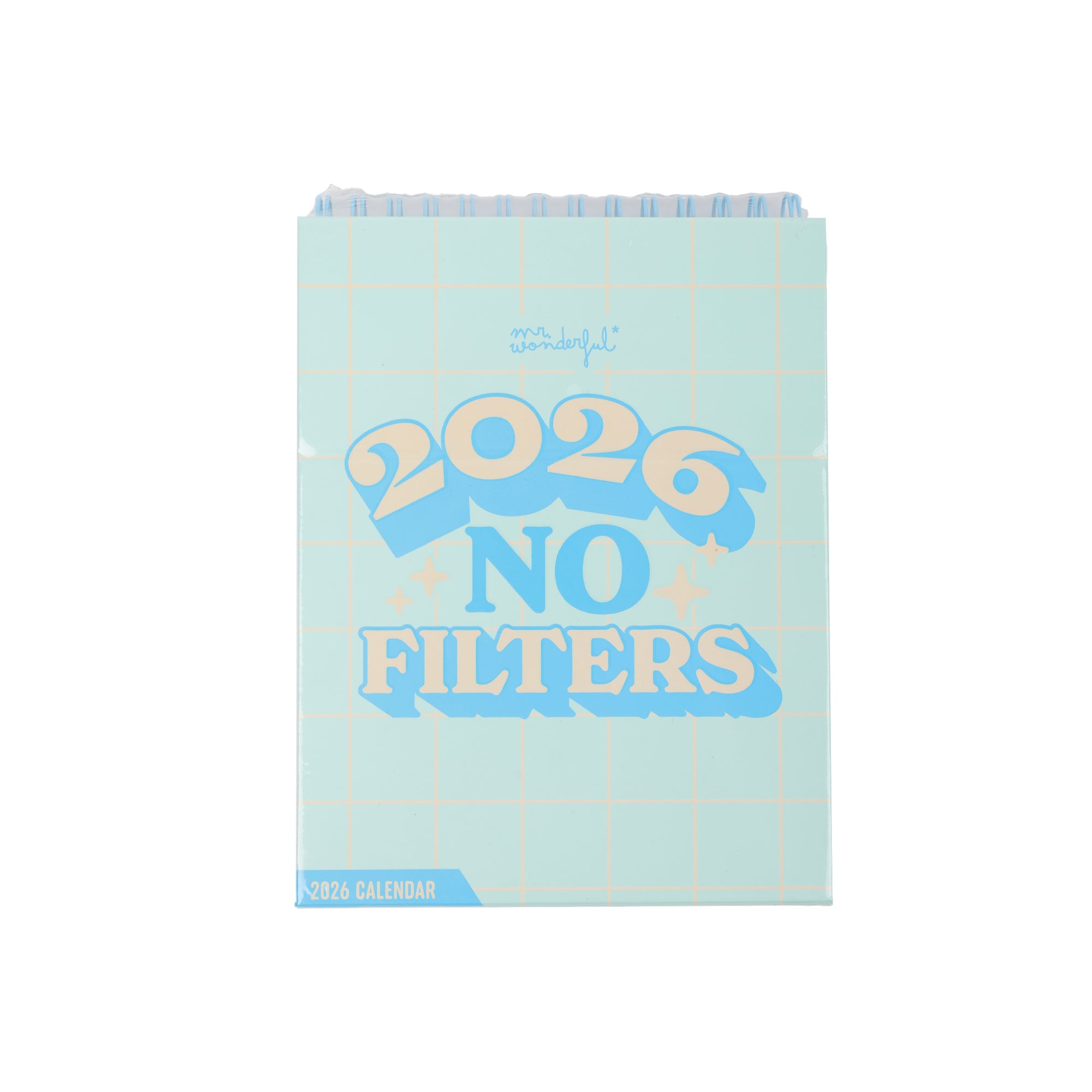 Calendario 2026 de sobremesa pequeño de Mr. Wonderful