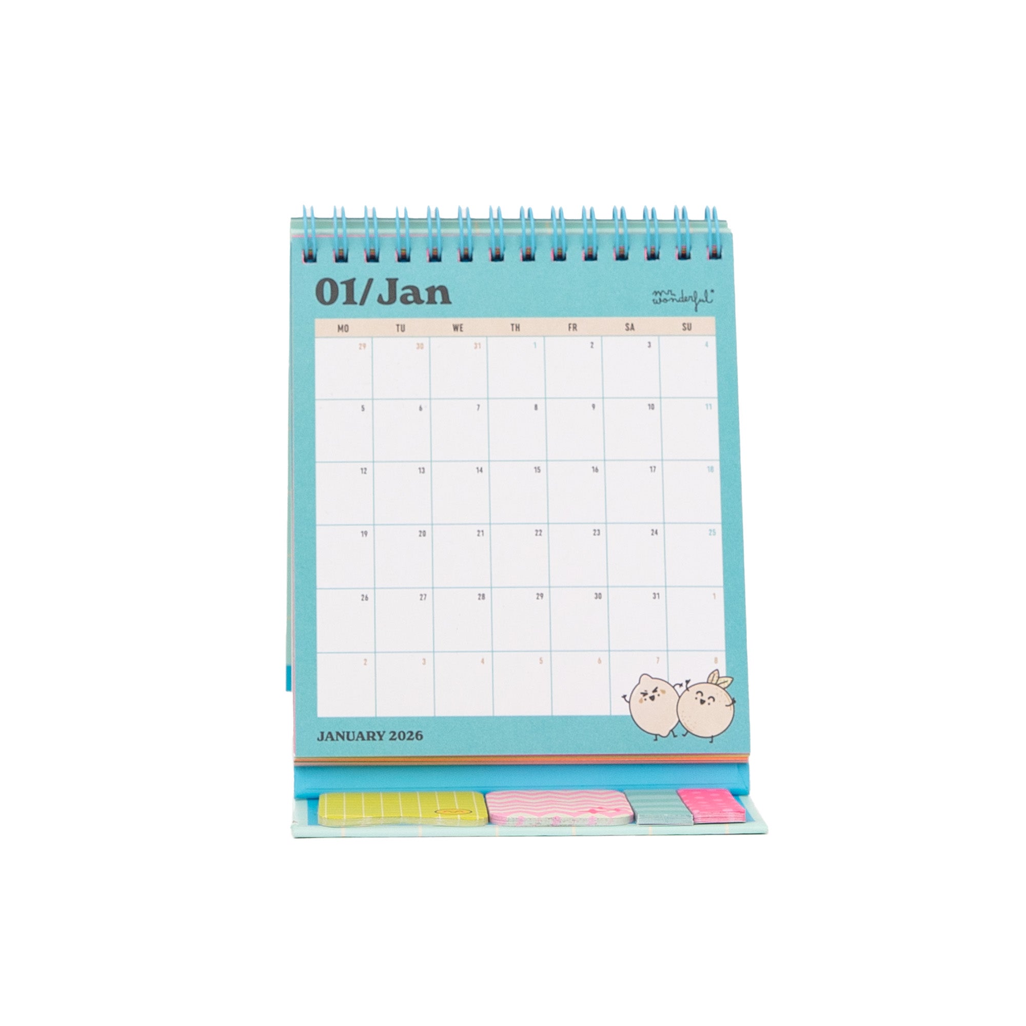 Piccolo calendario da tavolo 2026 - No filters
