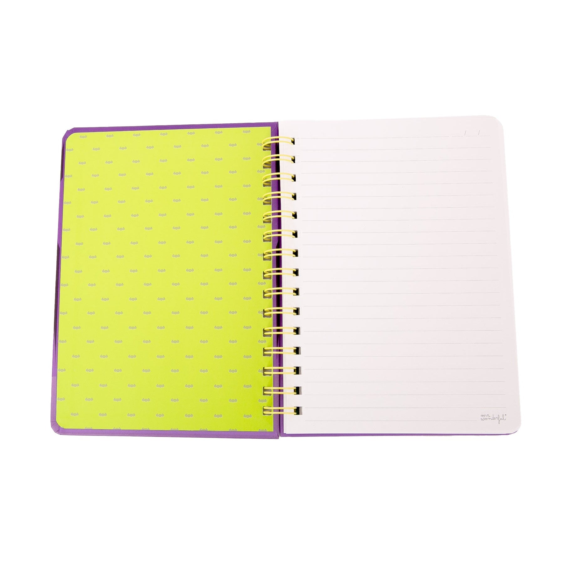 Libreta A5 glow in the dark