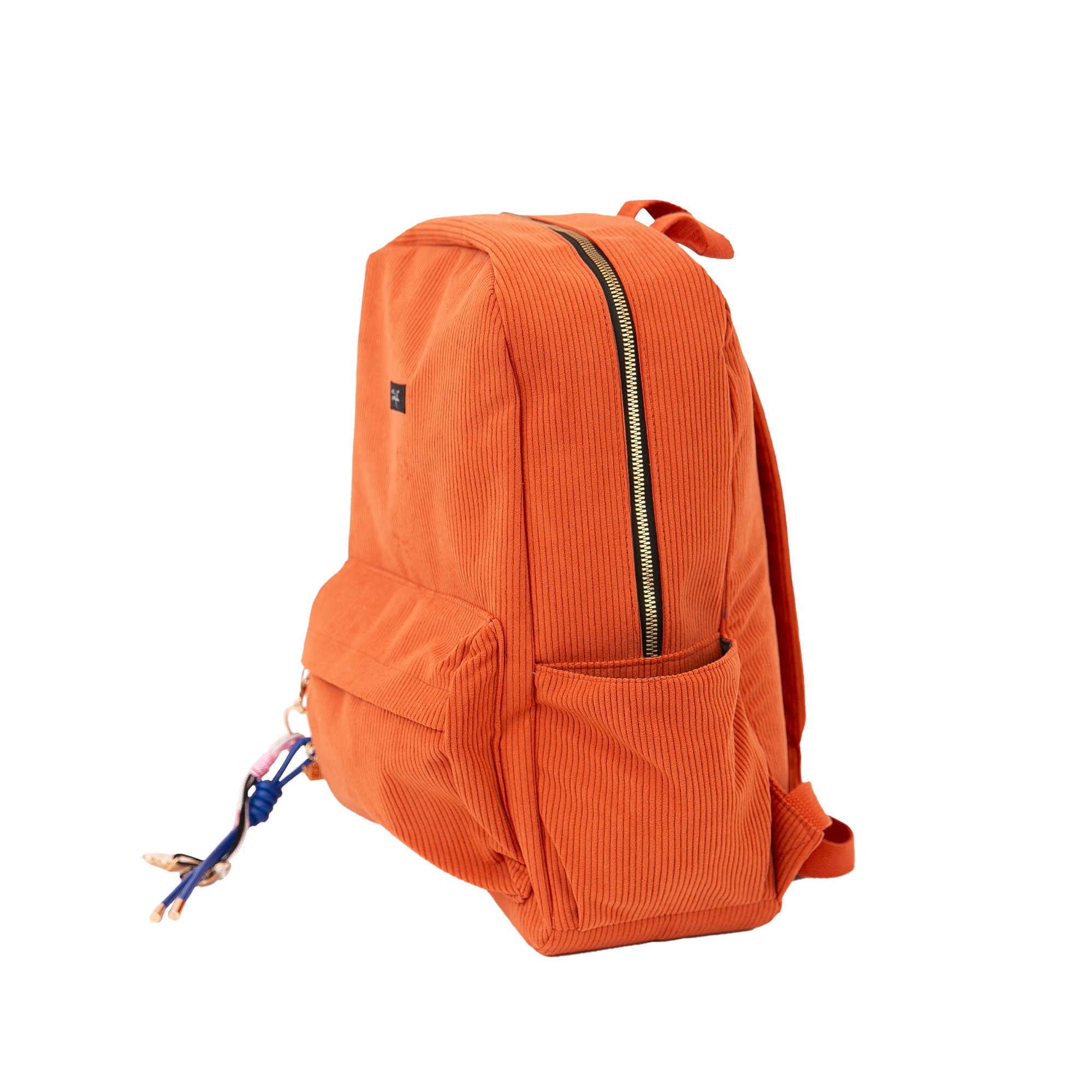 Mochila em bombazine - Terracota