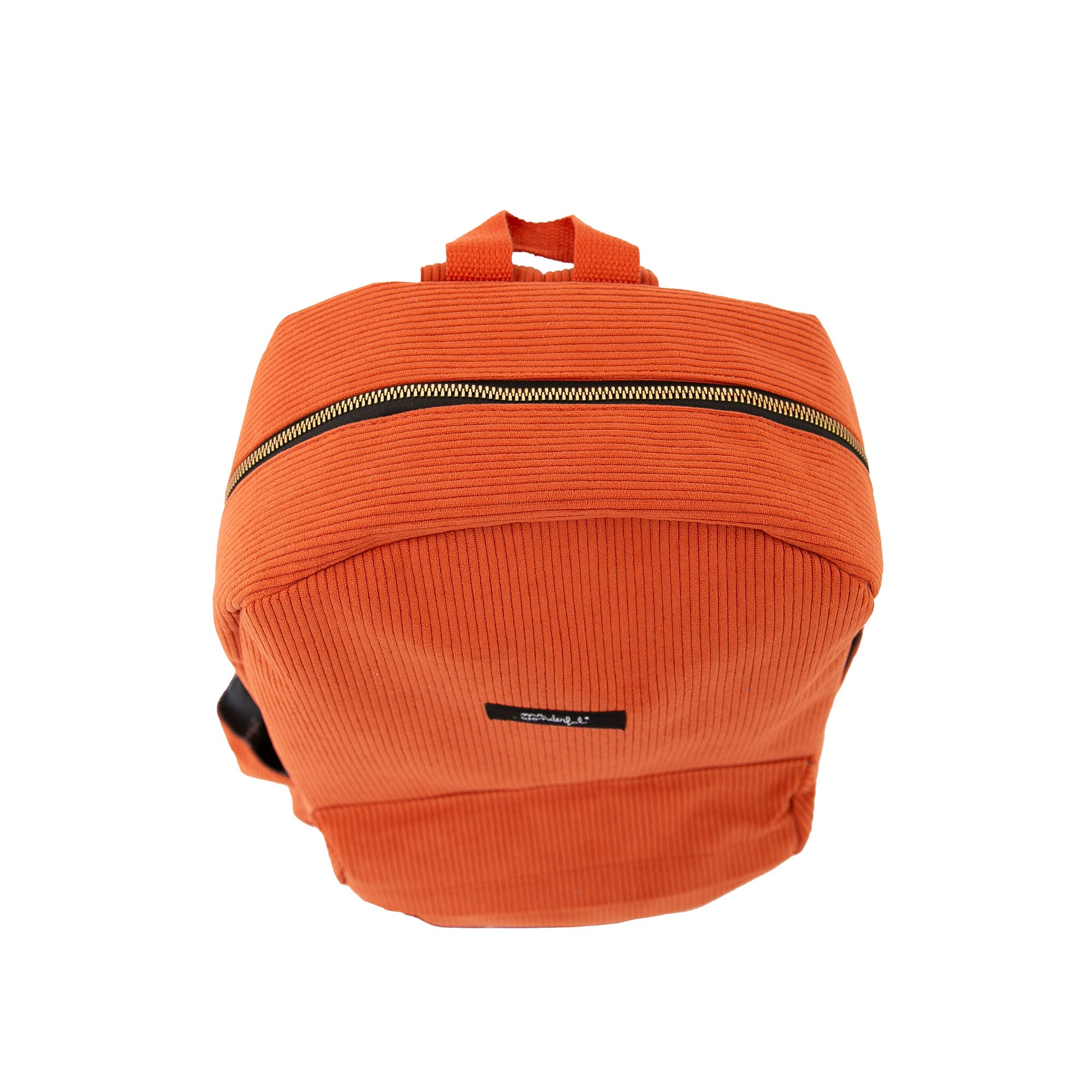 Mochila em bombazine - Terracota