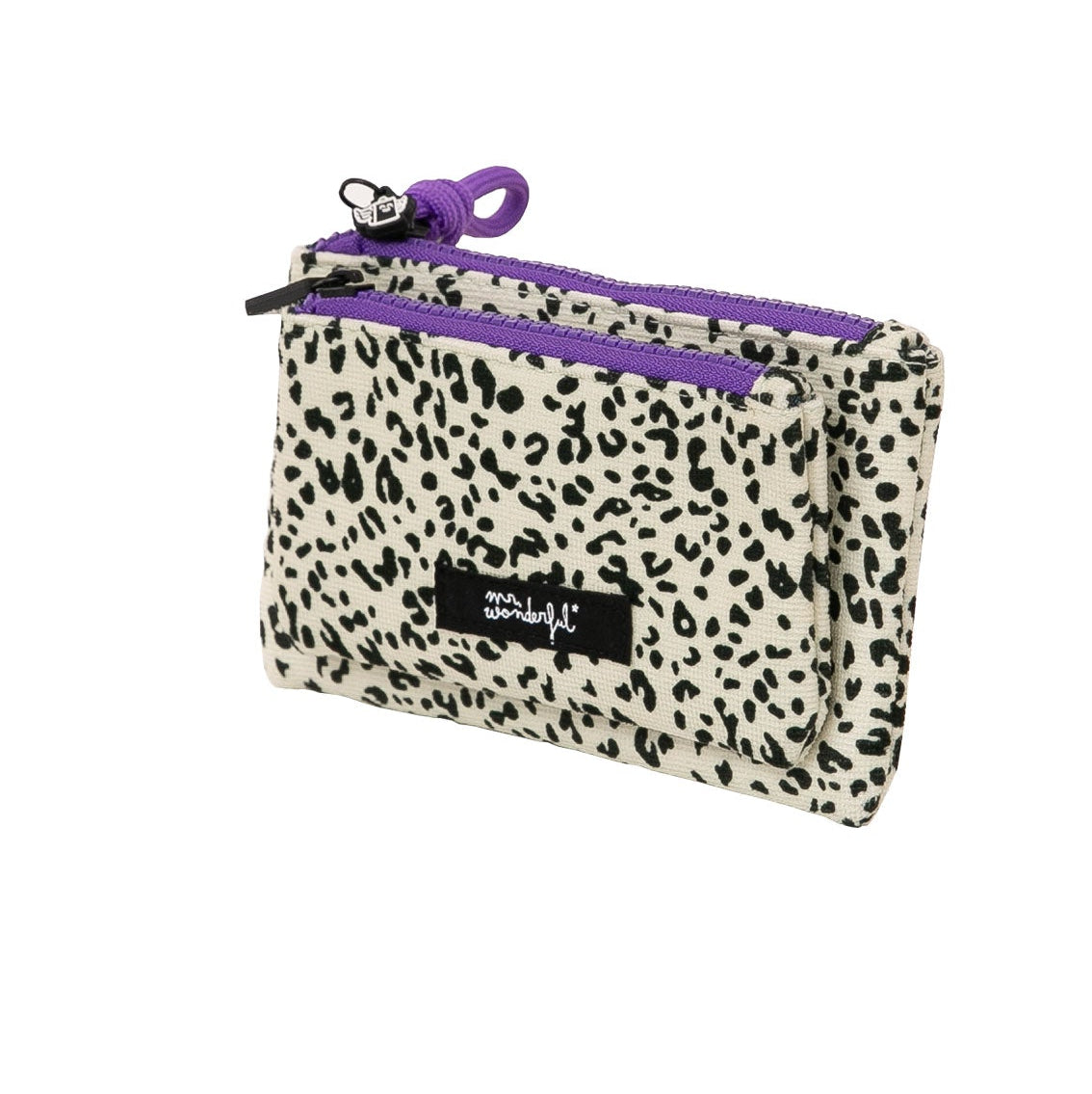 Monedero de tela animal print