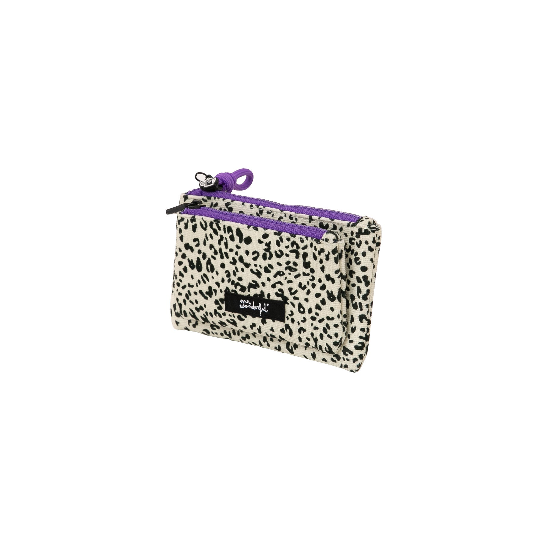 Purse - Animal print polka dots