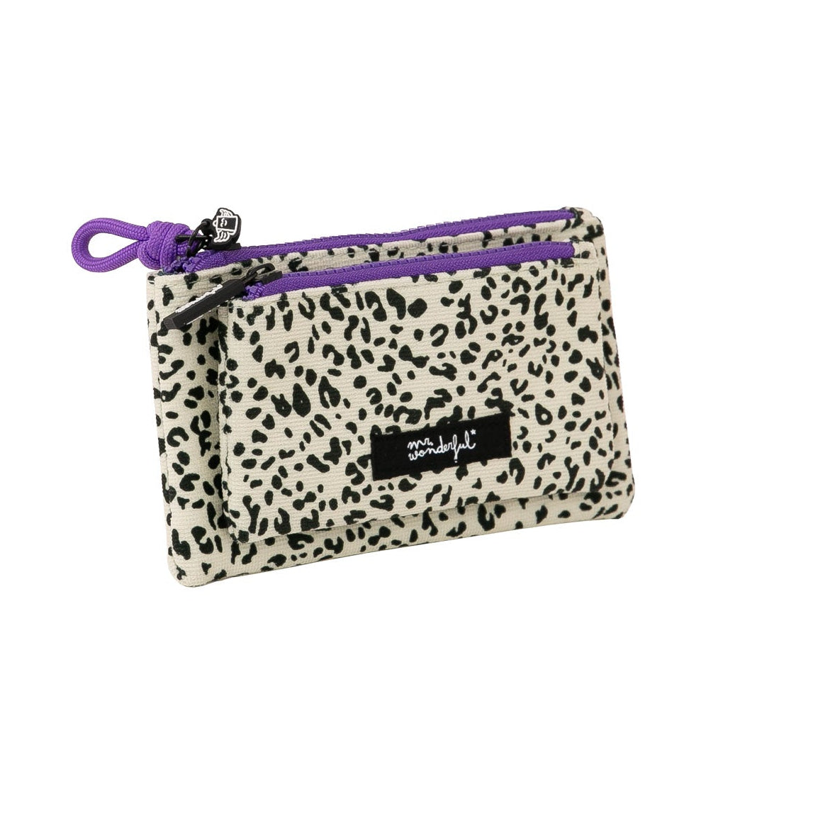 Monedero de tela estampado animal