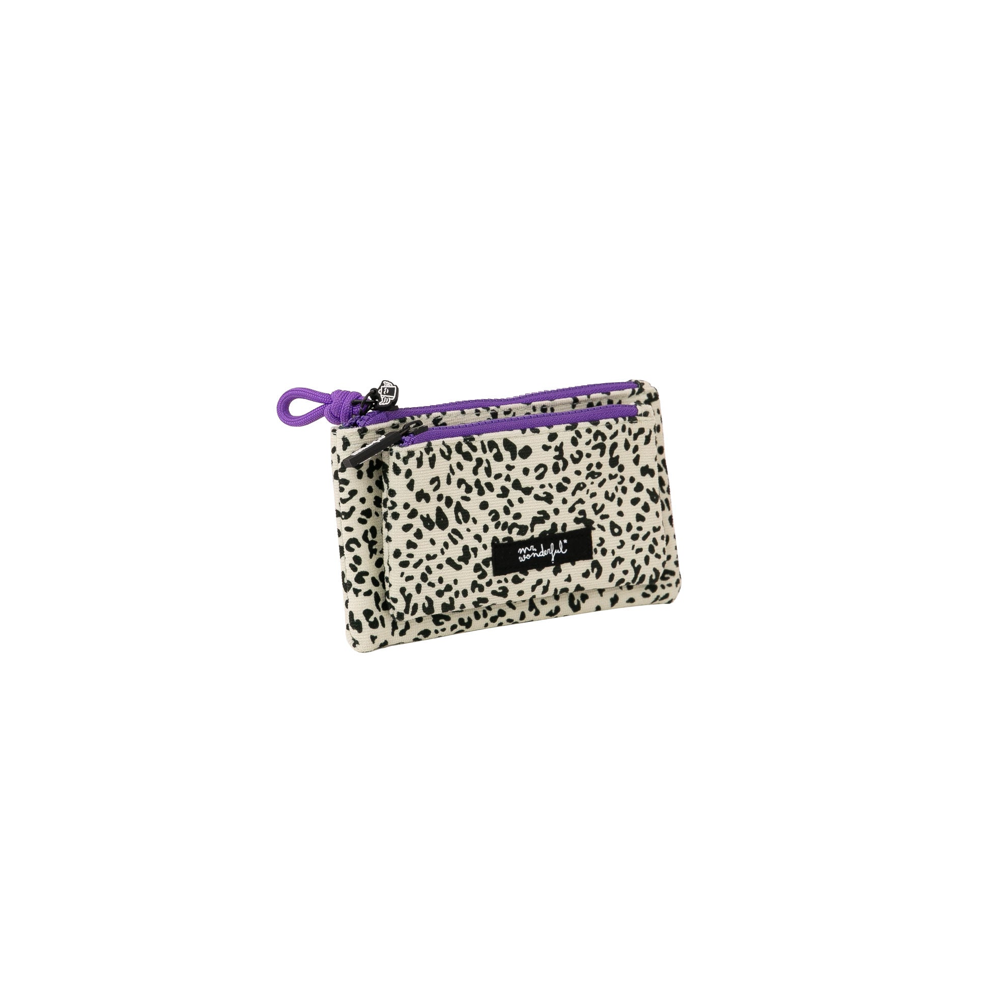 Purse - Animal print polka dots