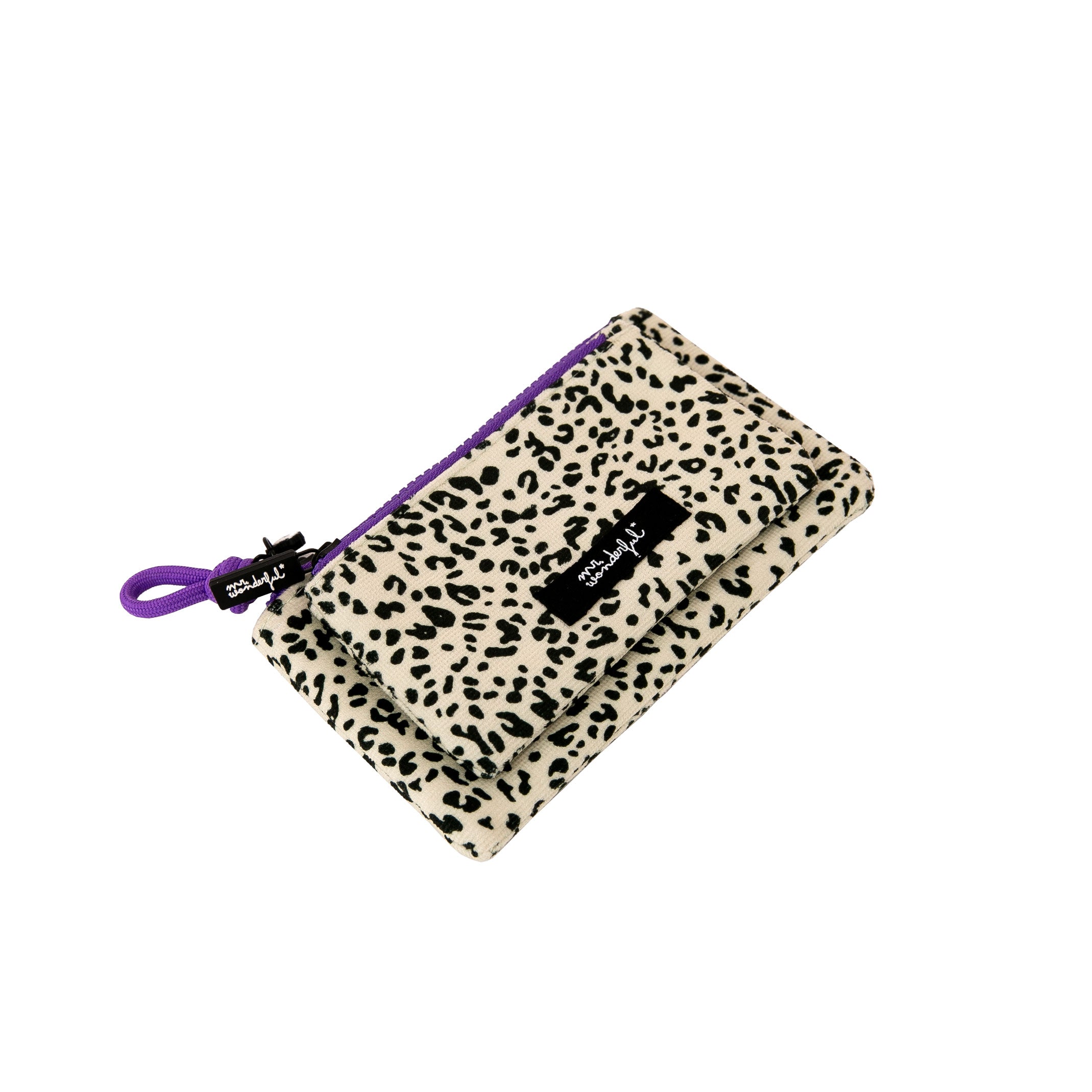 Purse - Animal print polka dots